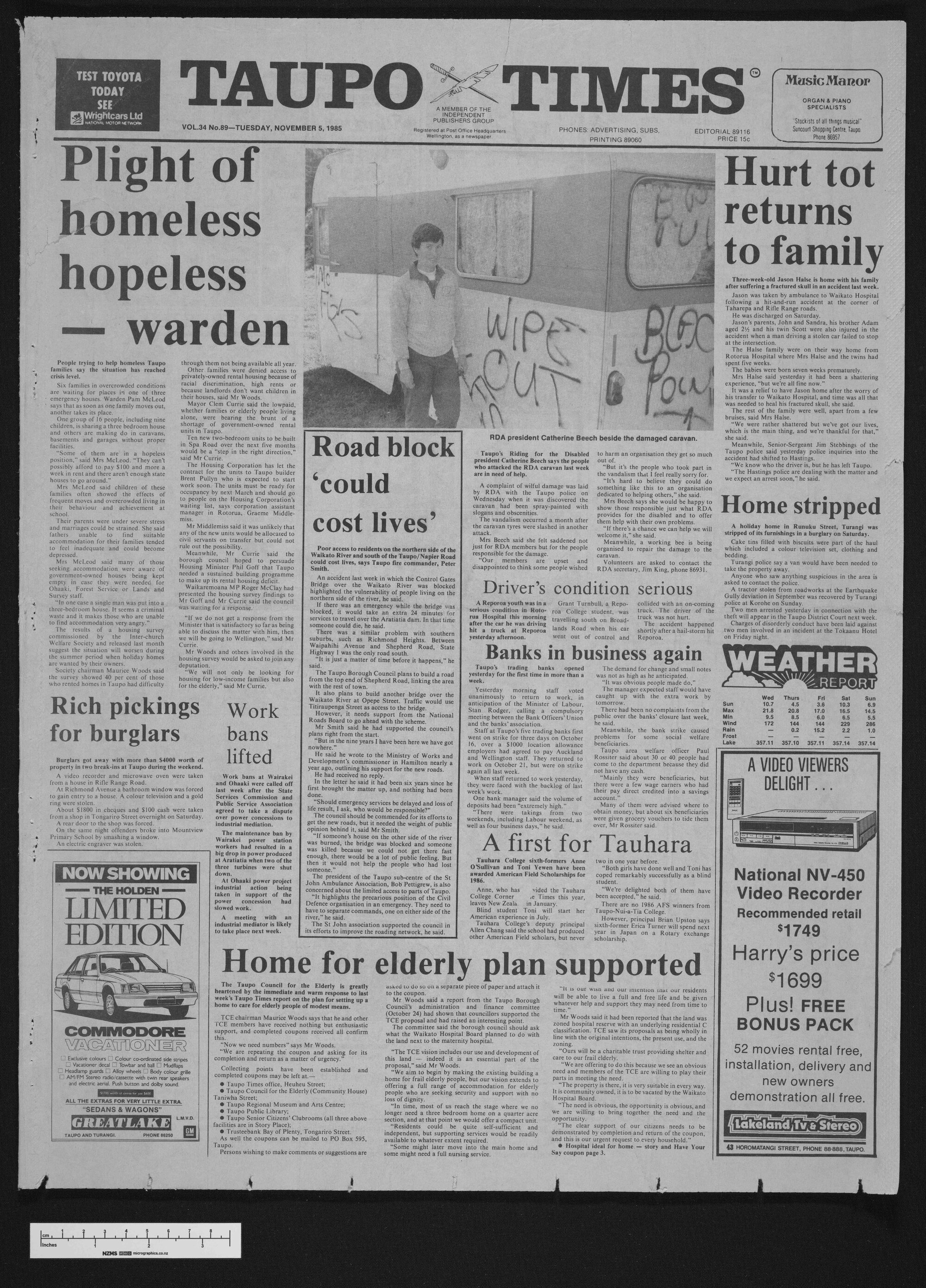1985-11-05 Taupō Times