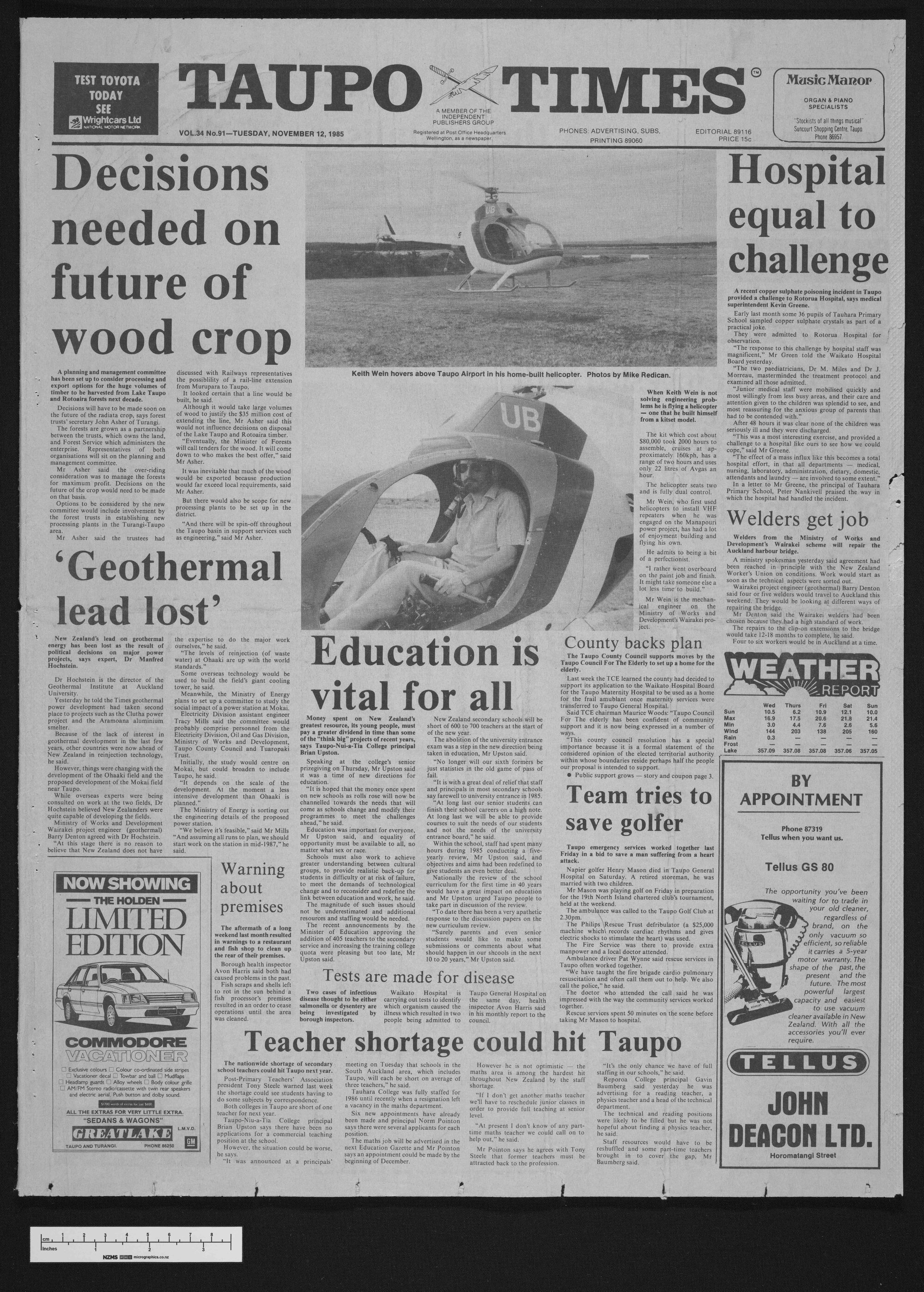 1985-11-12 Taupō Times