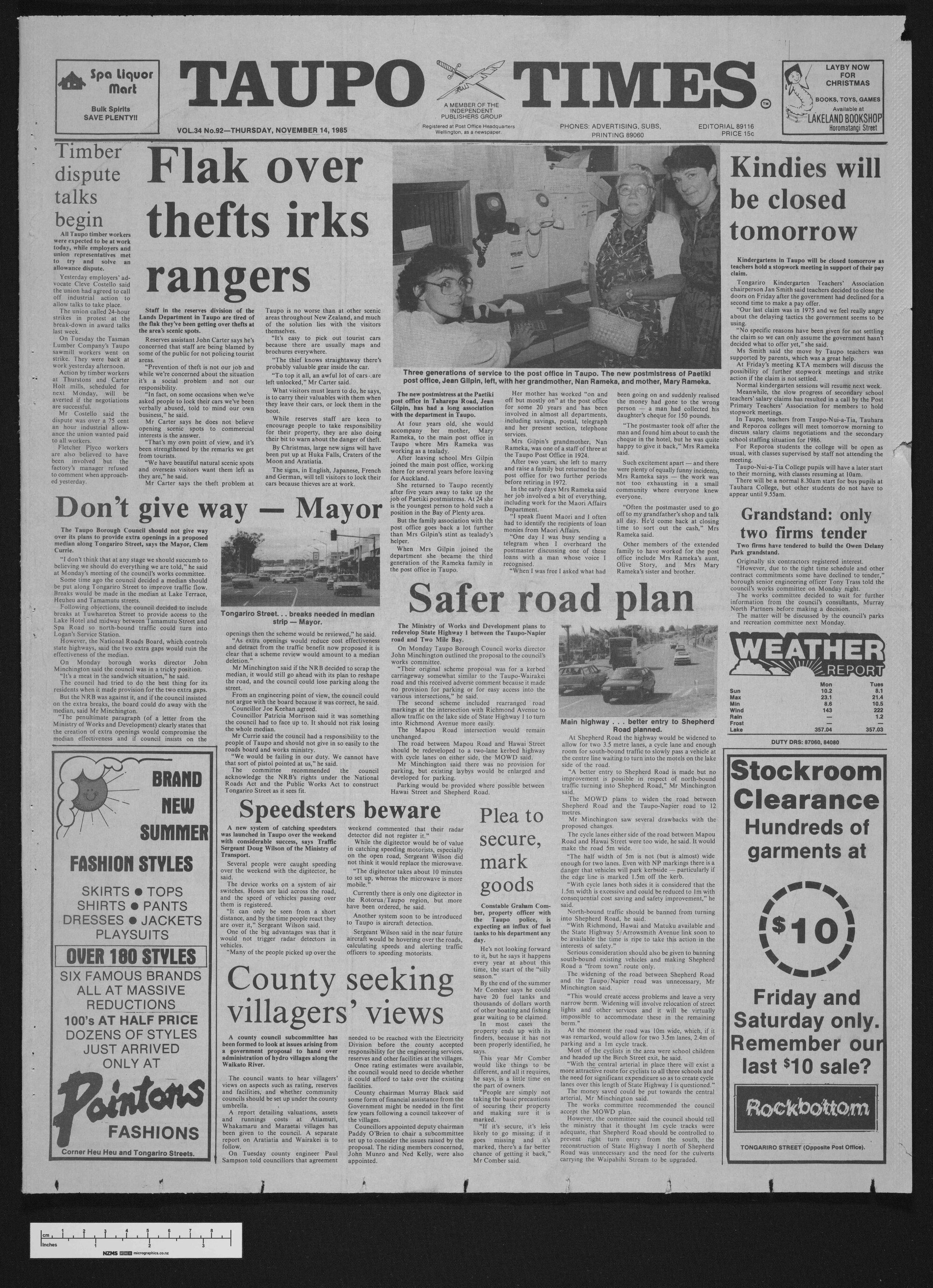 1985-11-14 Taupō Times