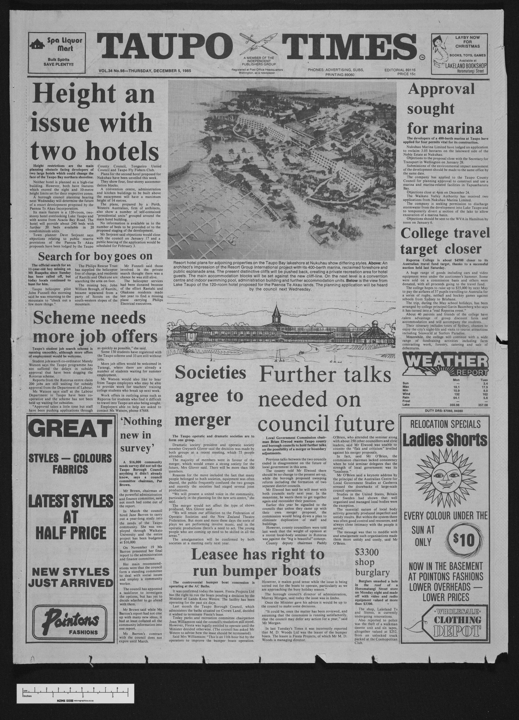 1985-12-05 Taupō Times