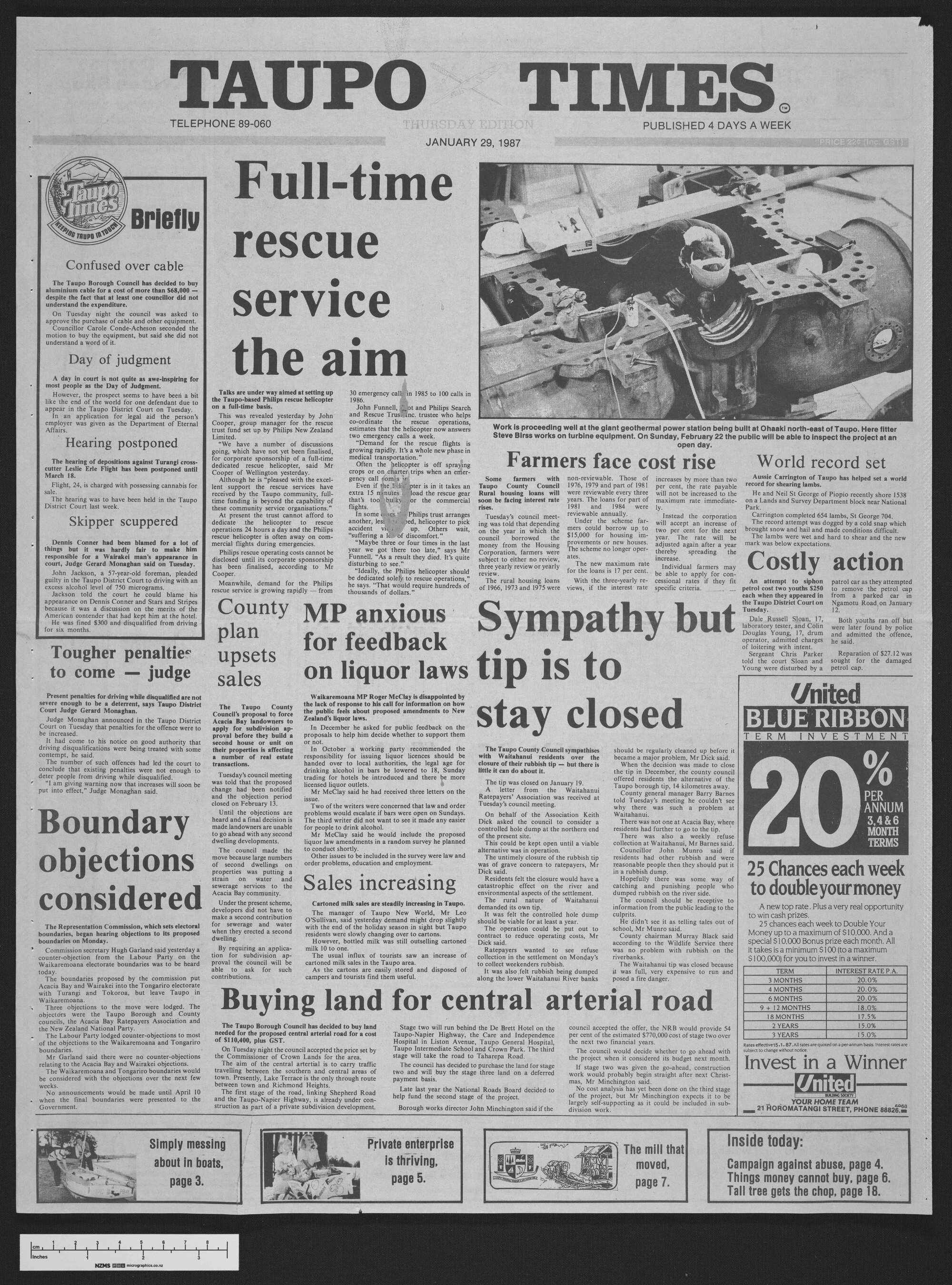 1987-01-29 Taupō Times