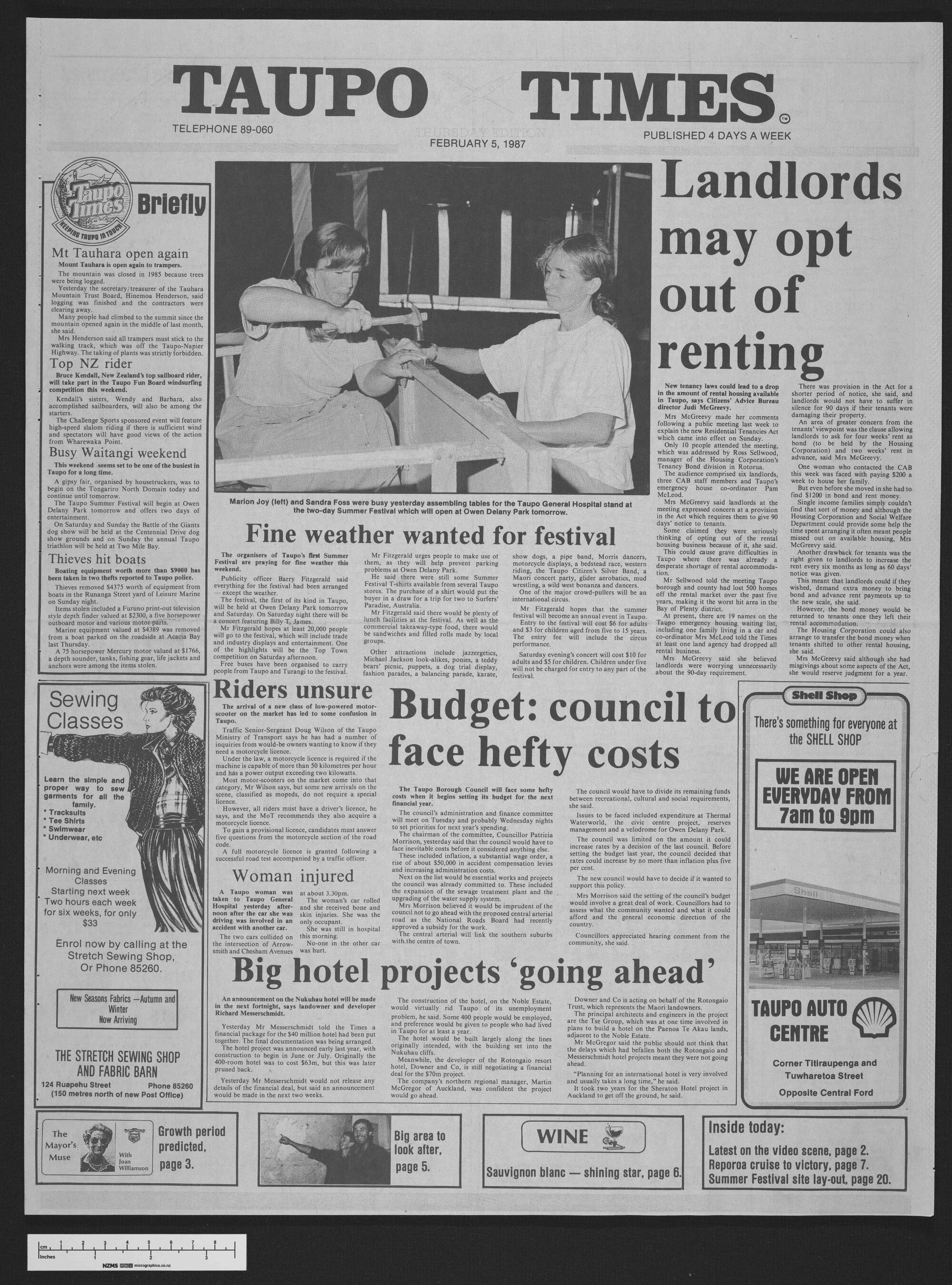 1987-02-05 Taupō Times