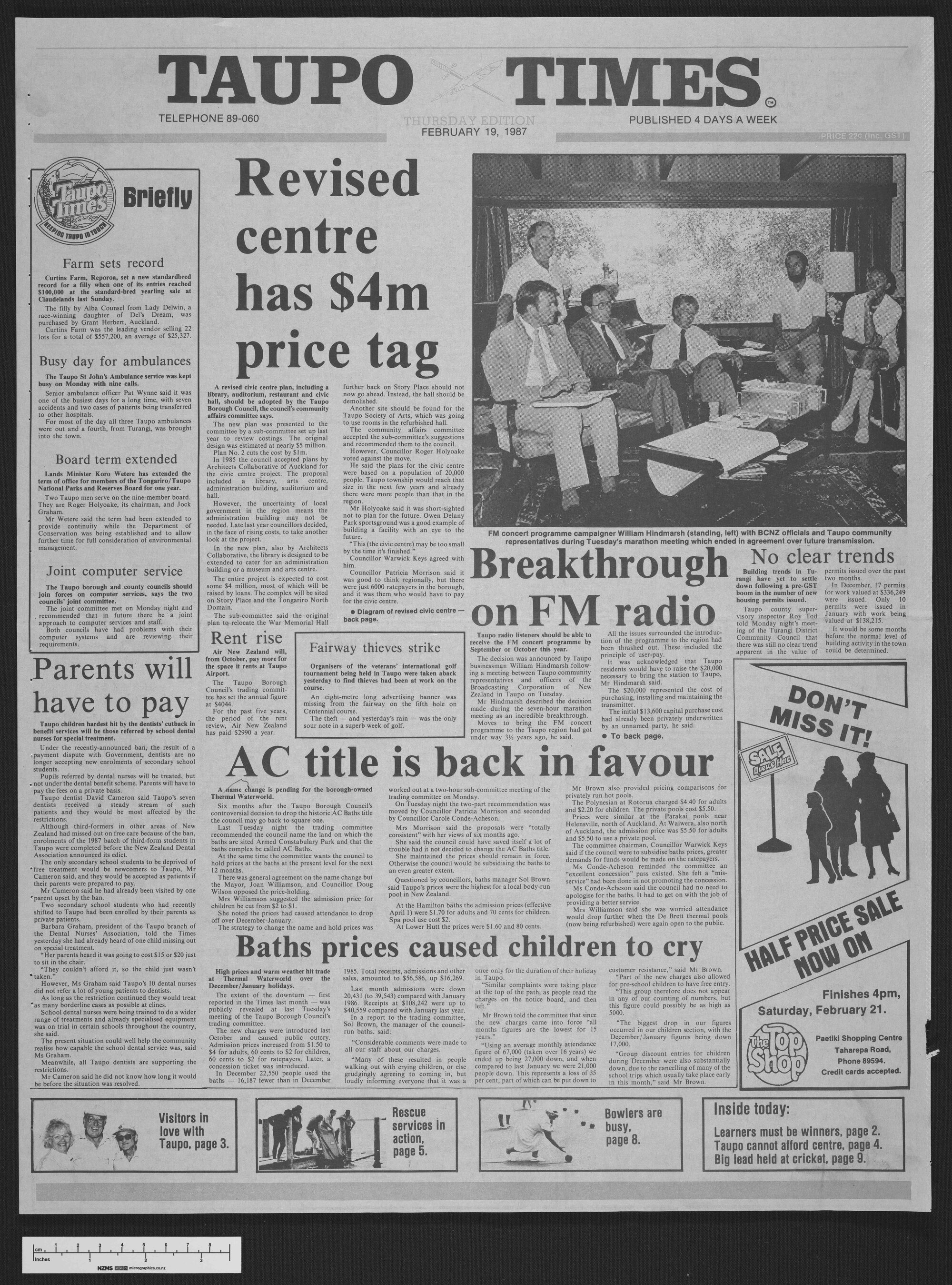 1987-02-19 Taupō Times
