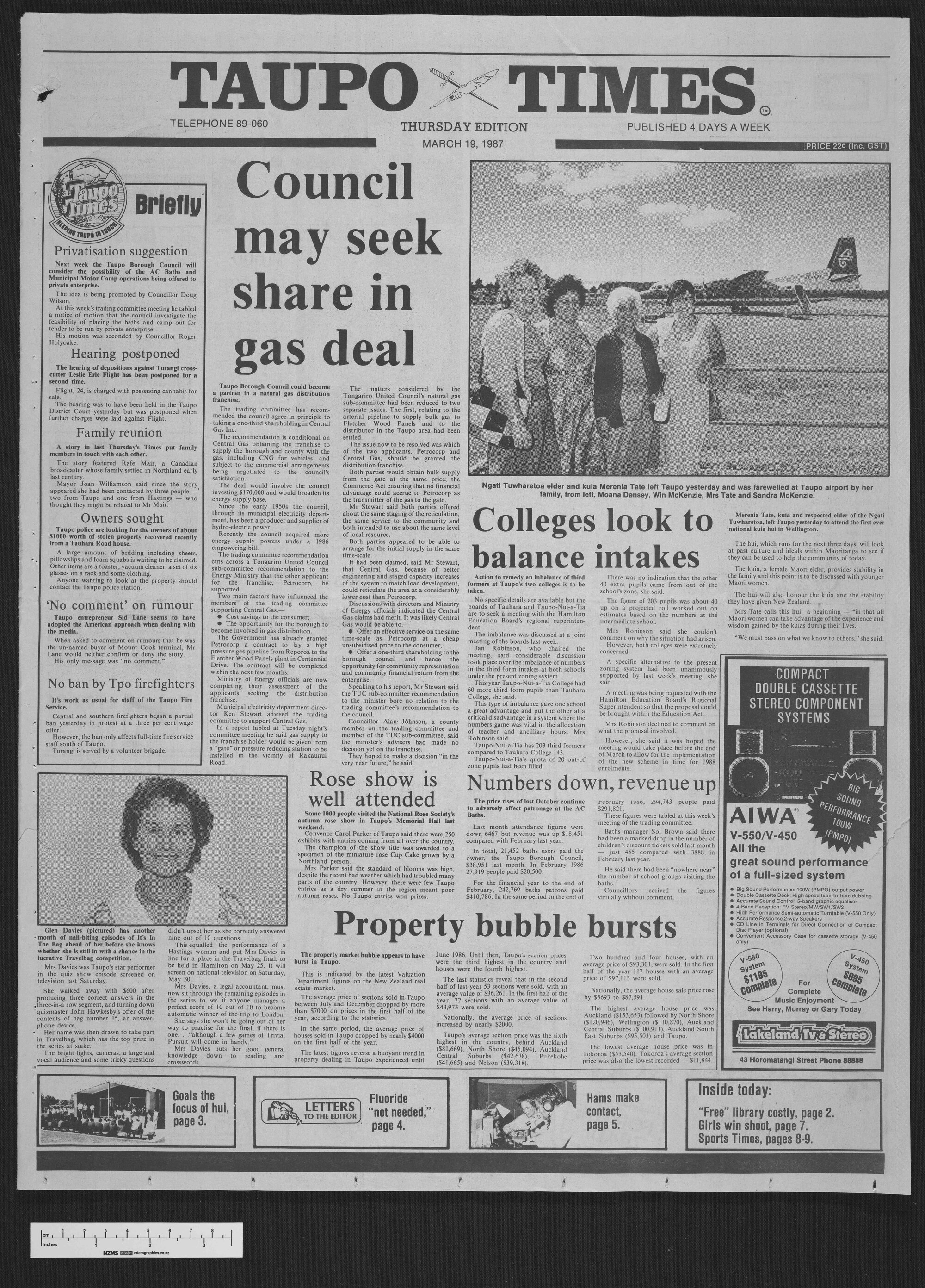 1987-03-19 Taupō Times