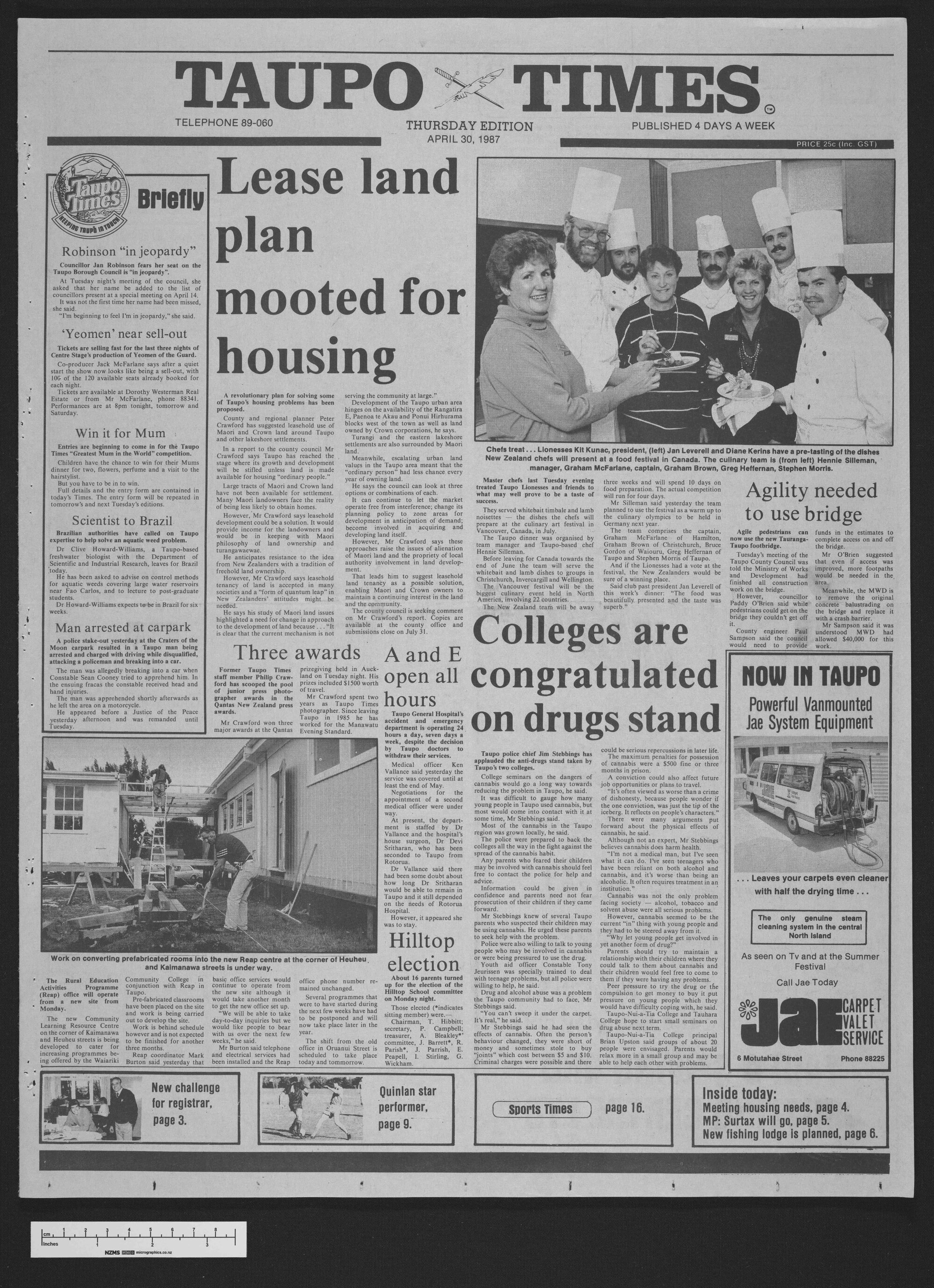 1987-04-30 Taupō Times