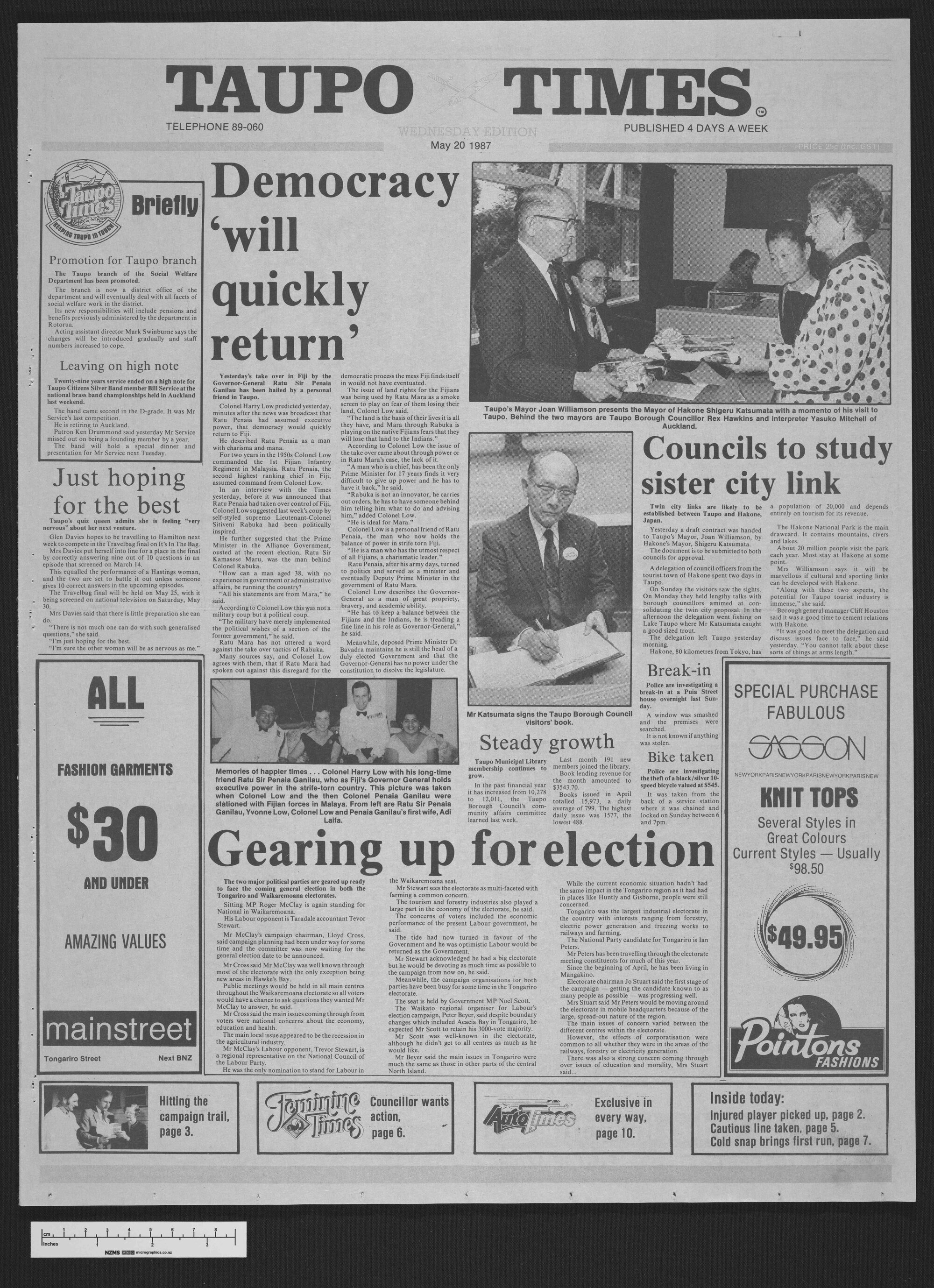 1987-05-20 Taupō Times