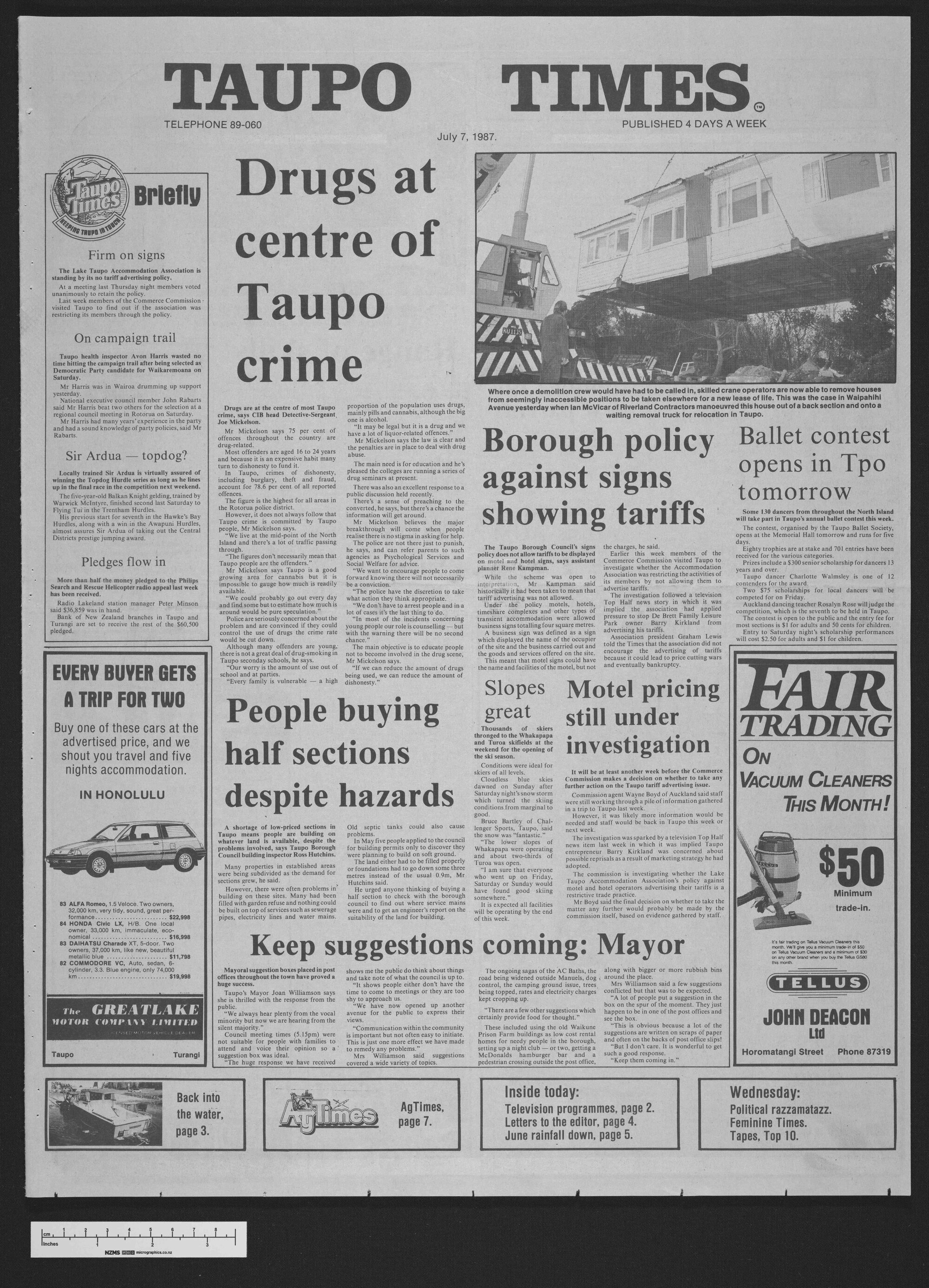 1987-07-07 Taupō Times
