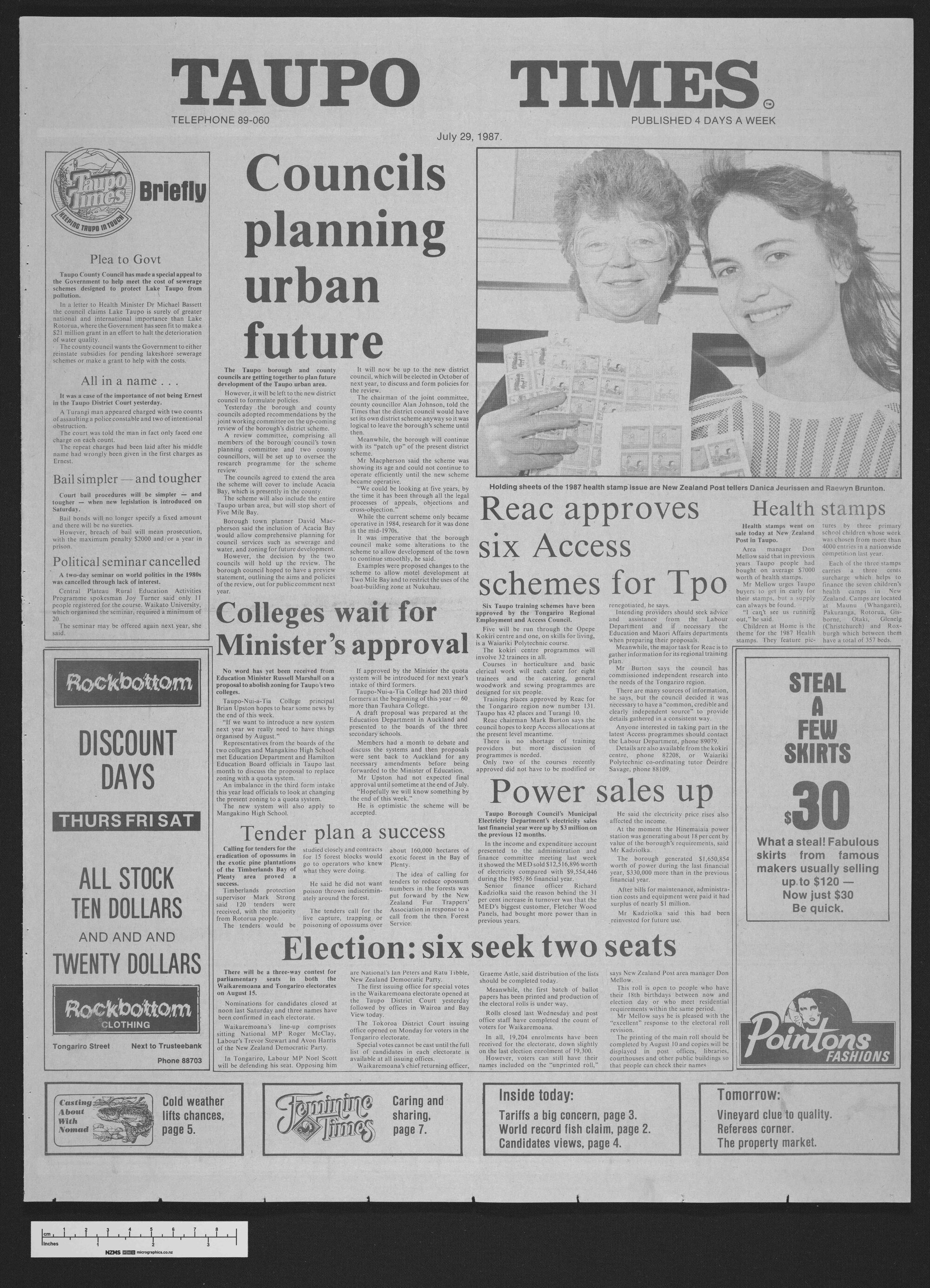 1987-07-29 Taupō Times