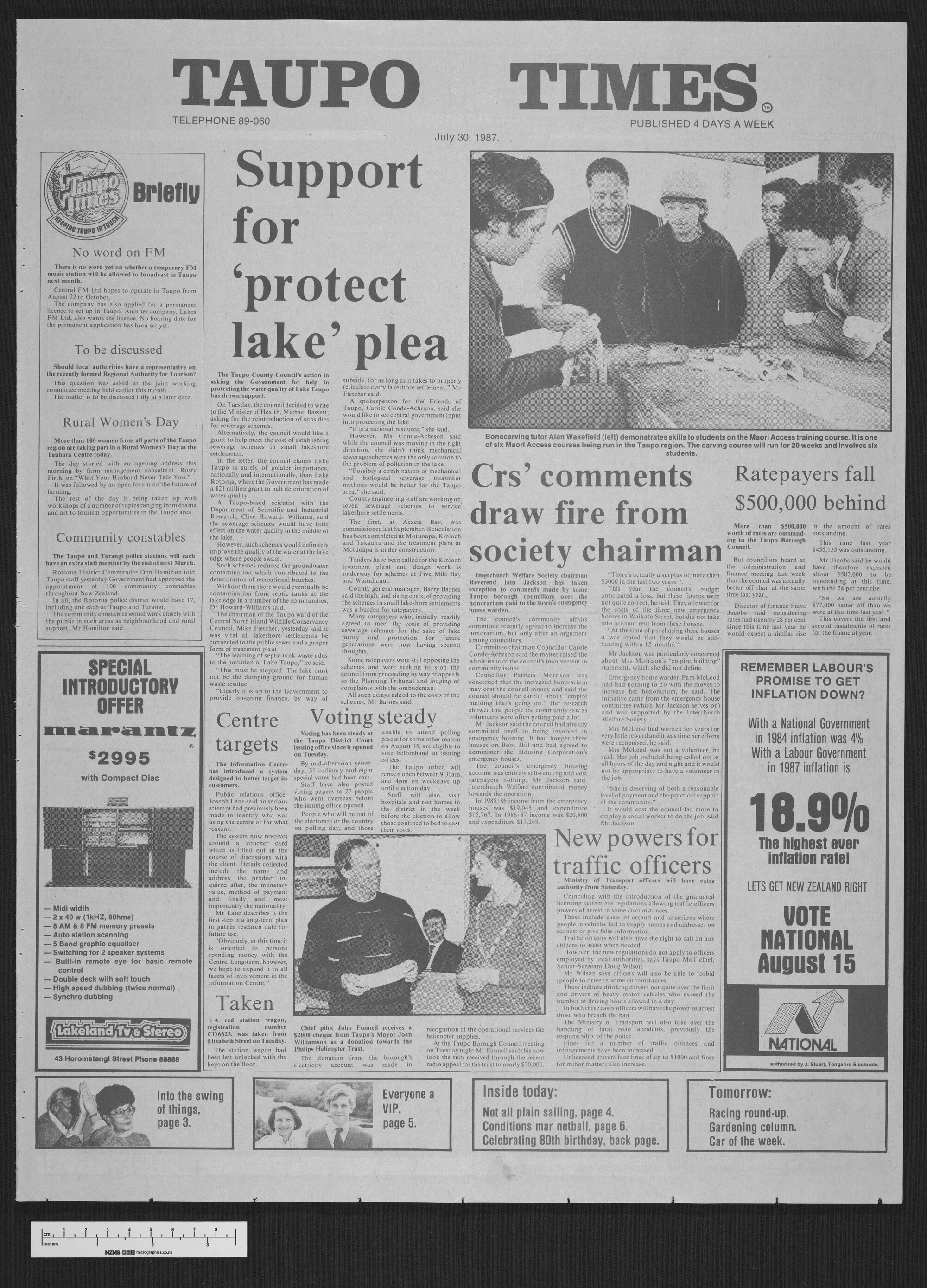 1987-07-30 Taupō Times