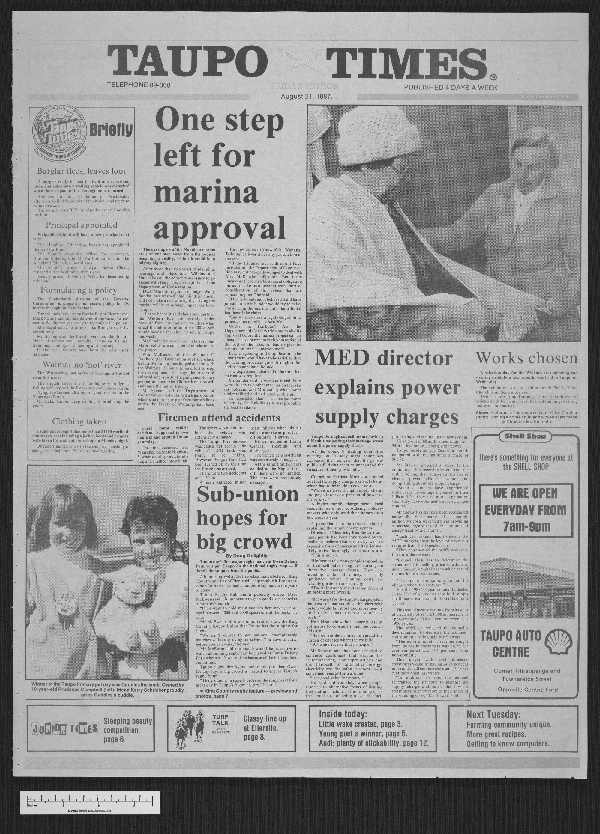 1987-08-21 Taupō Times