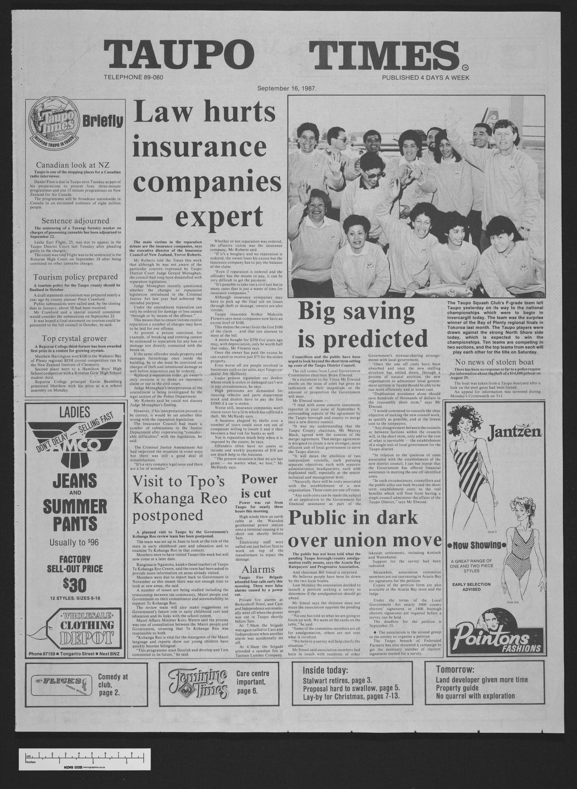 1987-09-16 Taupō Times
