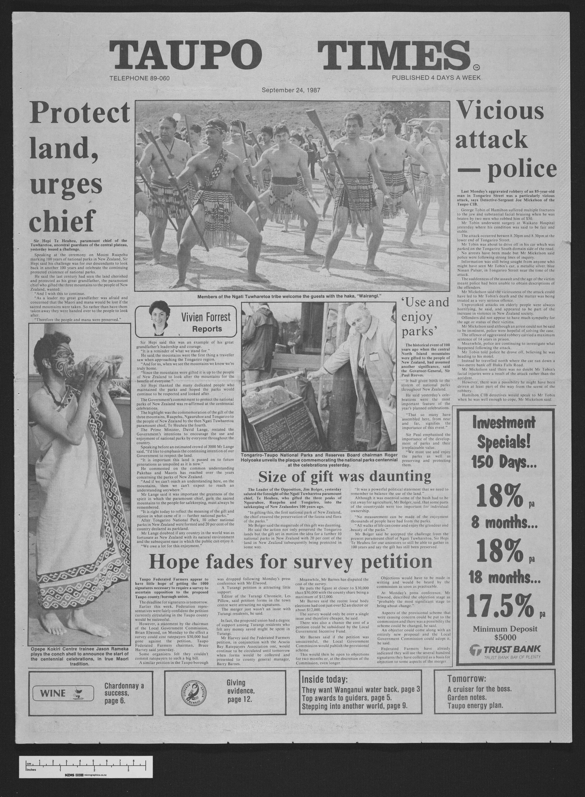 1987-09-24 Taupō Times
