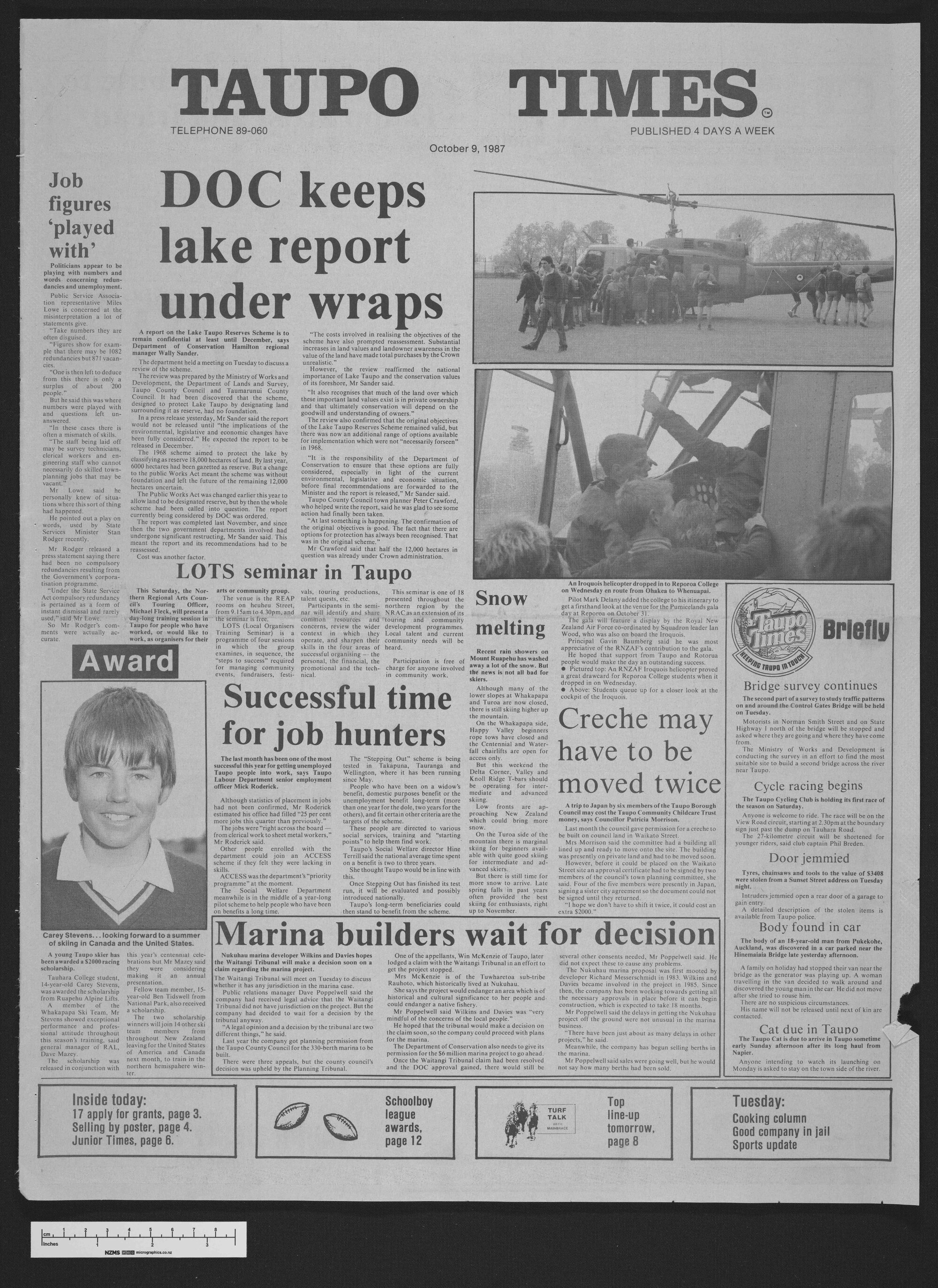 1987-10-09 Taupō Times
