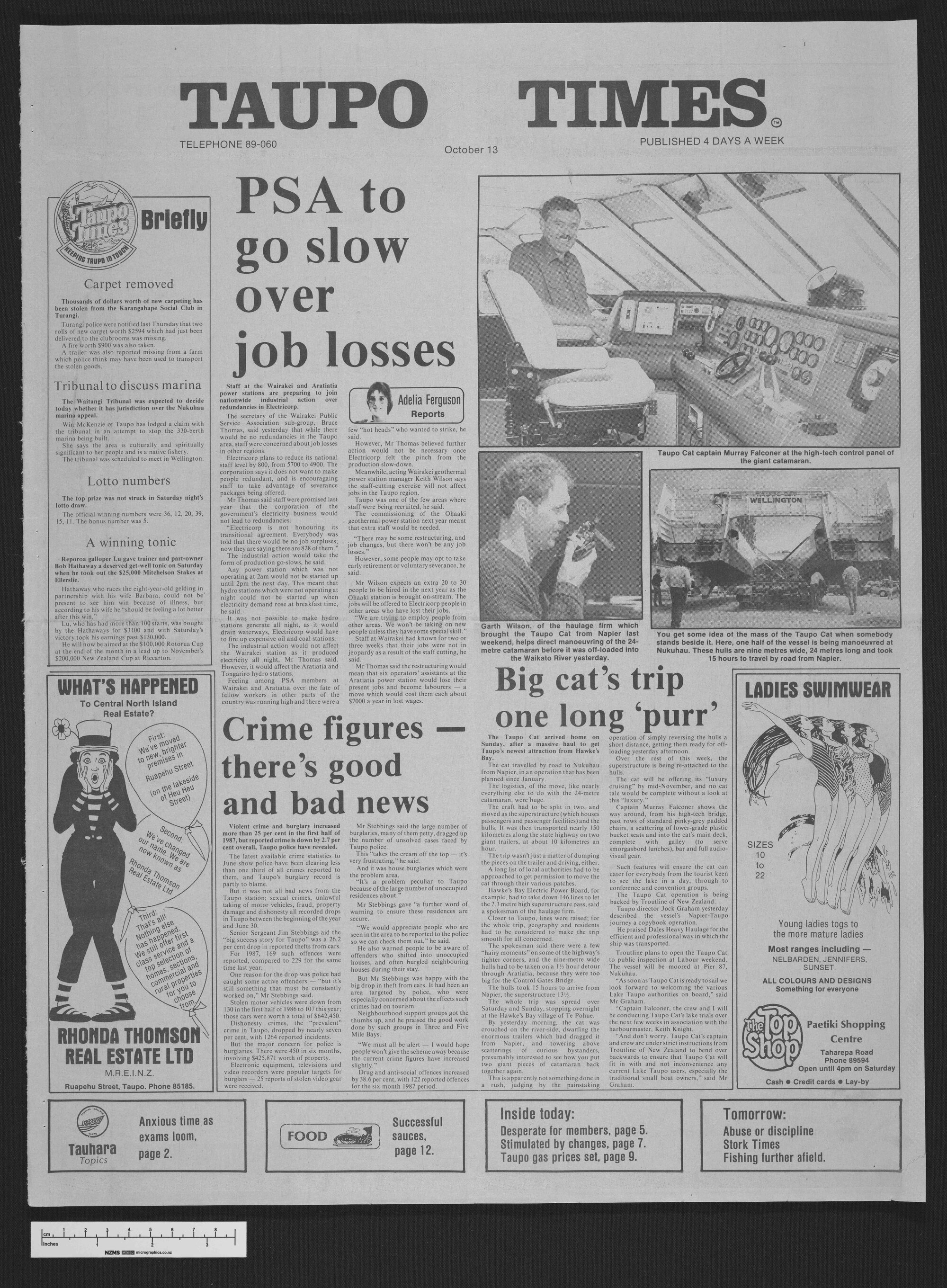 1987-10-13 Taupō Times
