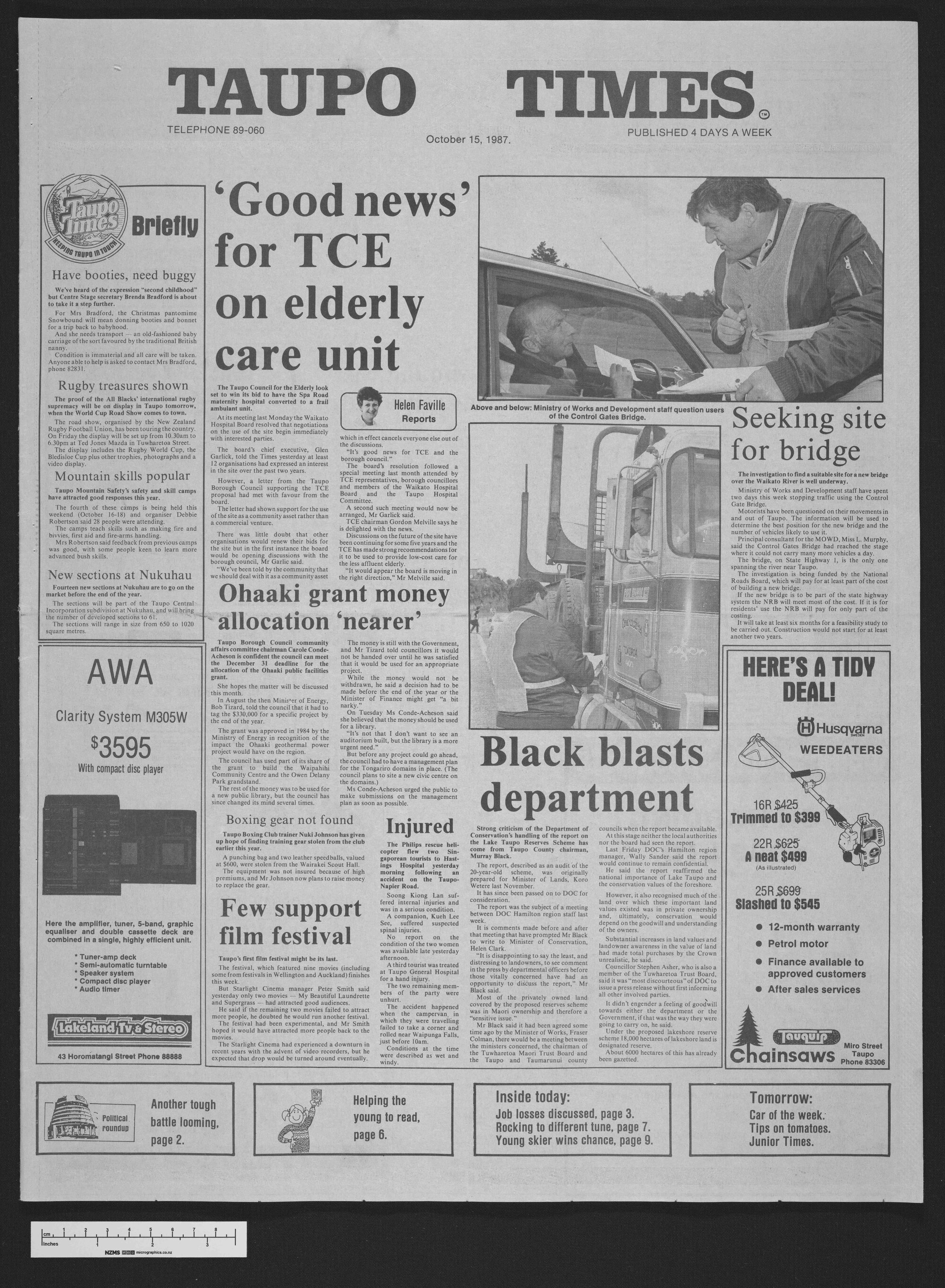 1987-10-15 Taupō Times