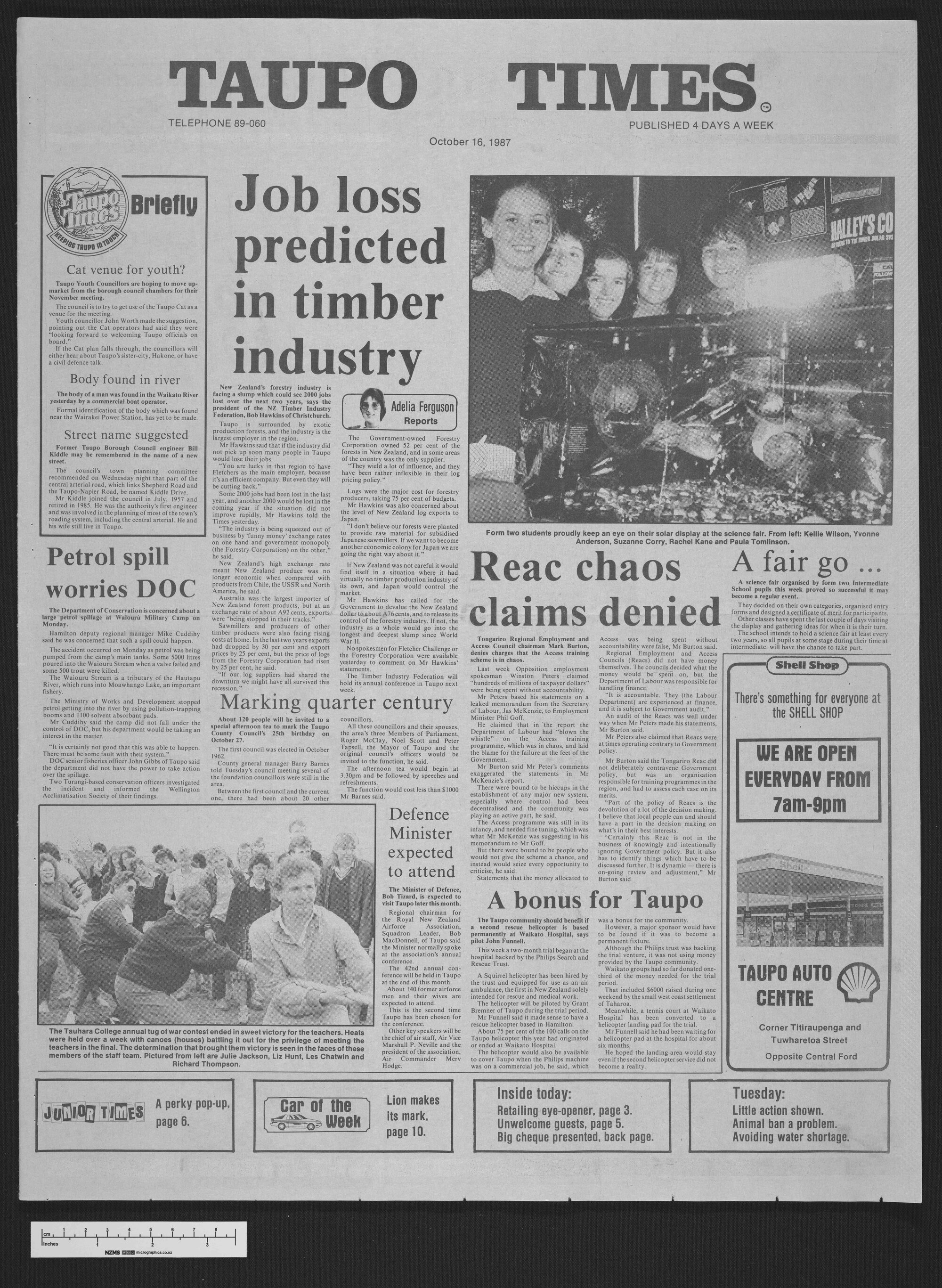 1987-10-16 Taupō Times