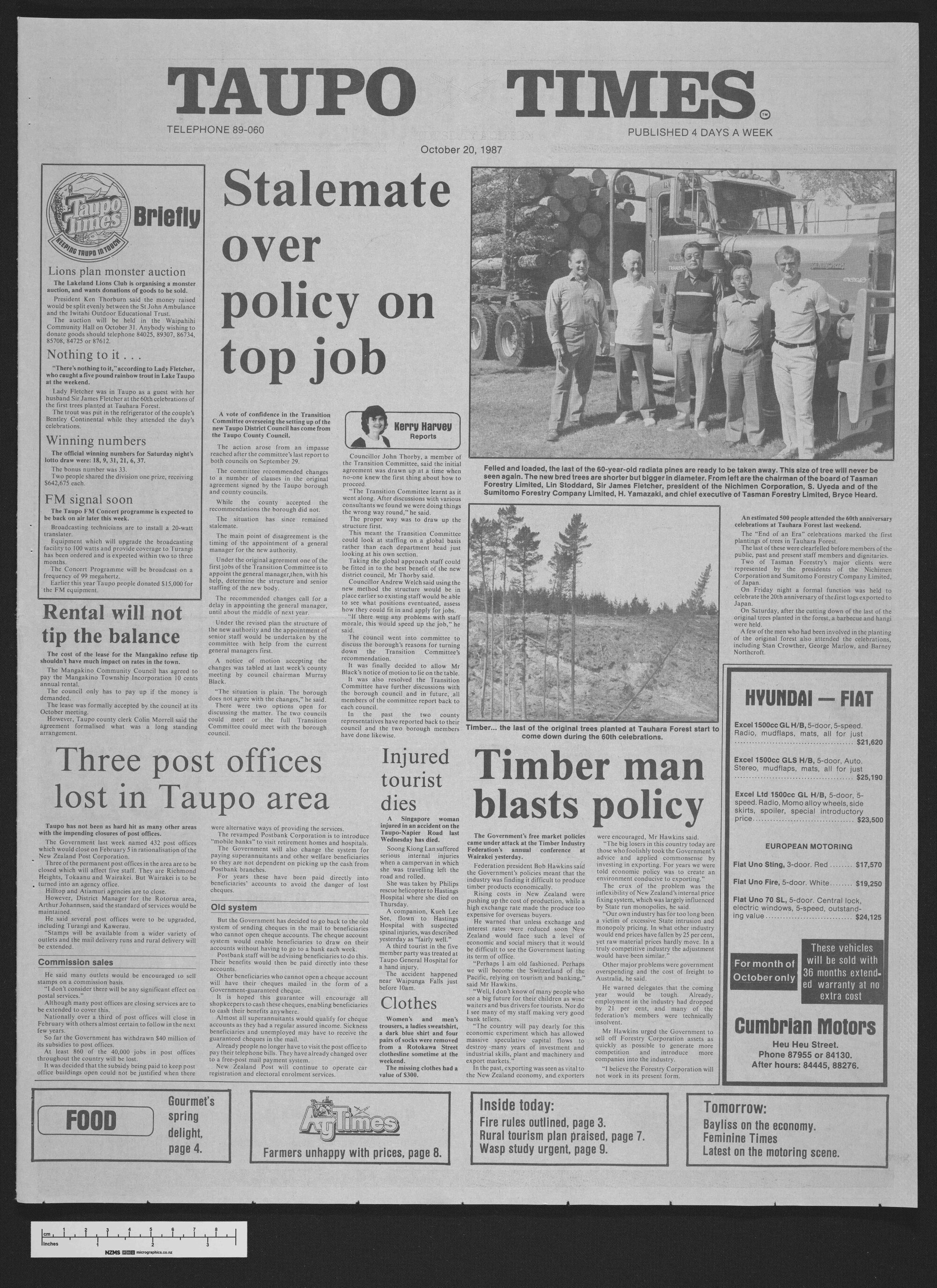 1987-10-20 Taupō Times