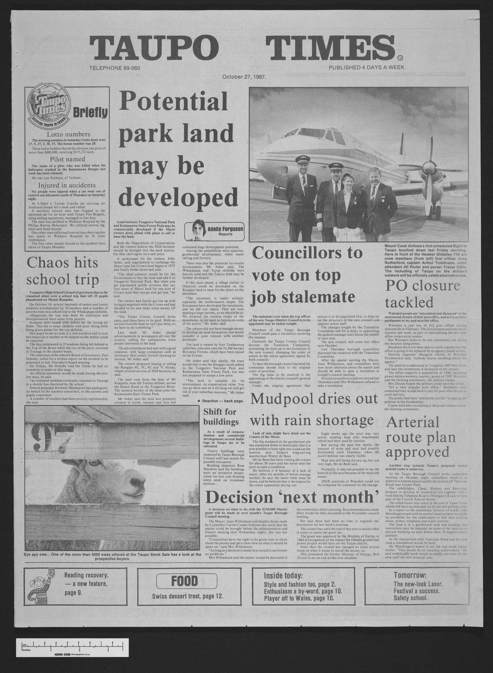 1987-10-27 Taupō Times