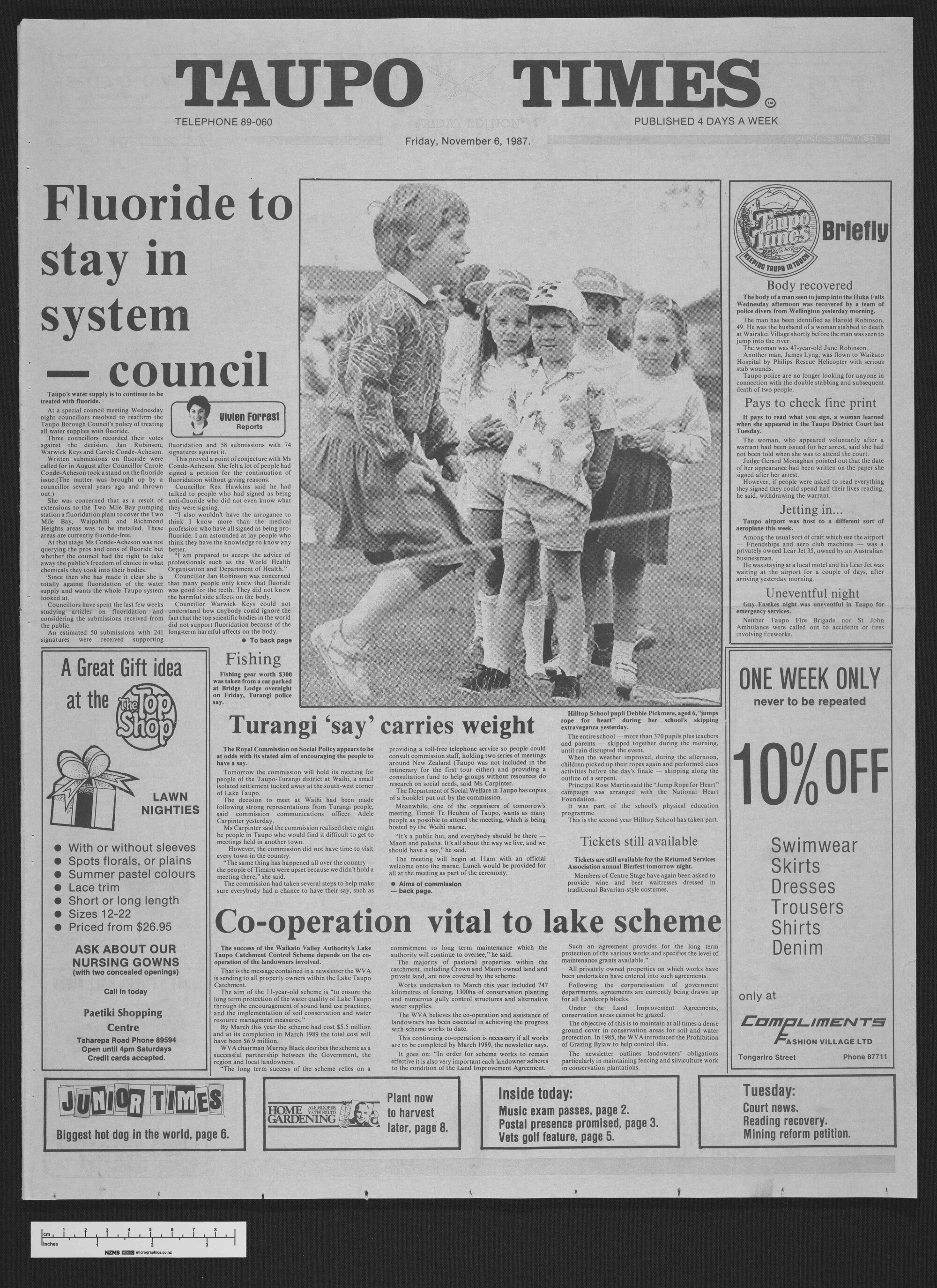 1987-11-06 Taupō Times