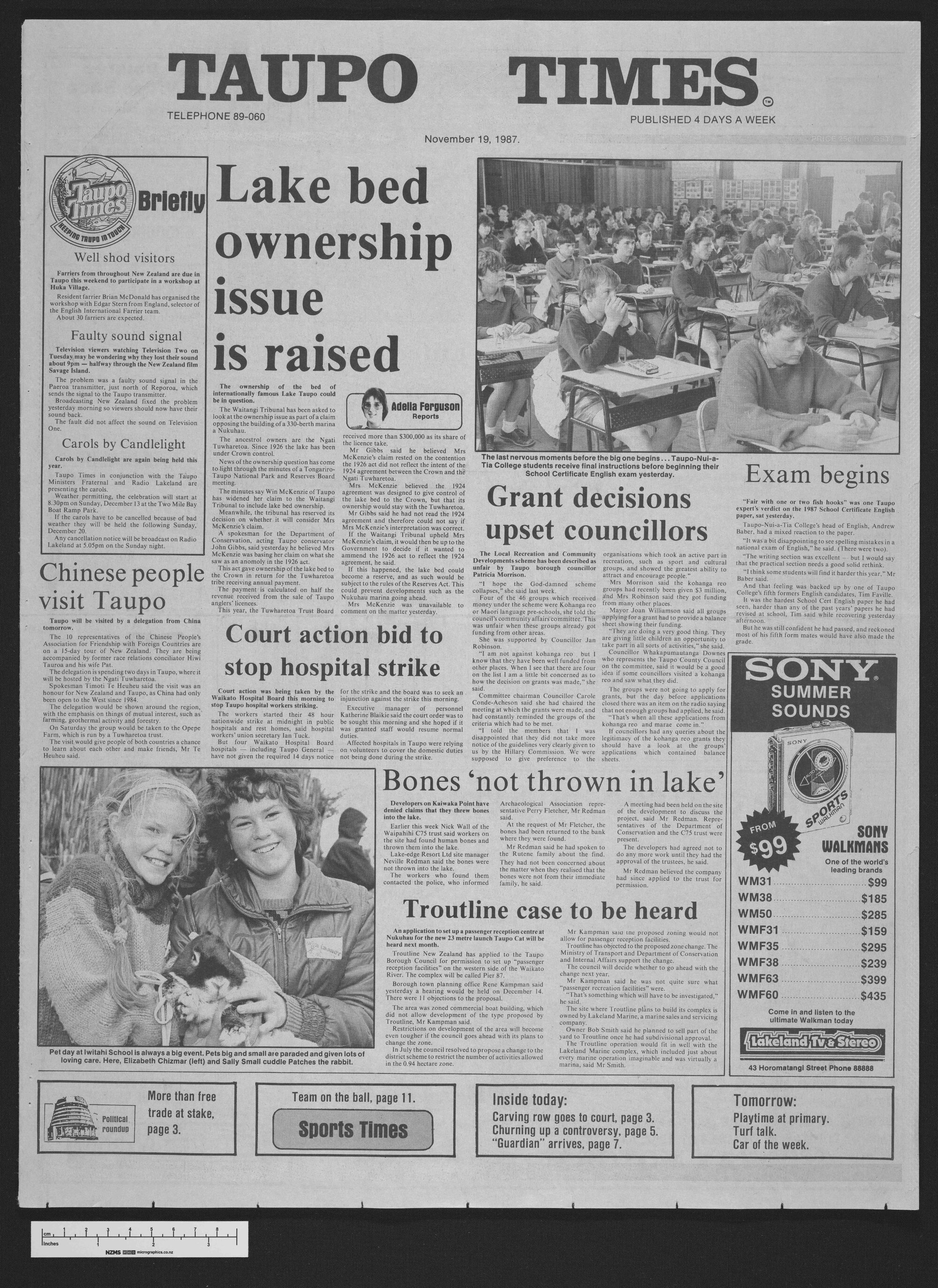 1987-11-19 Taupō Times