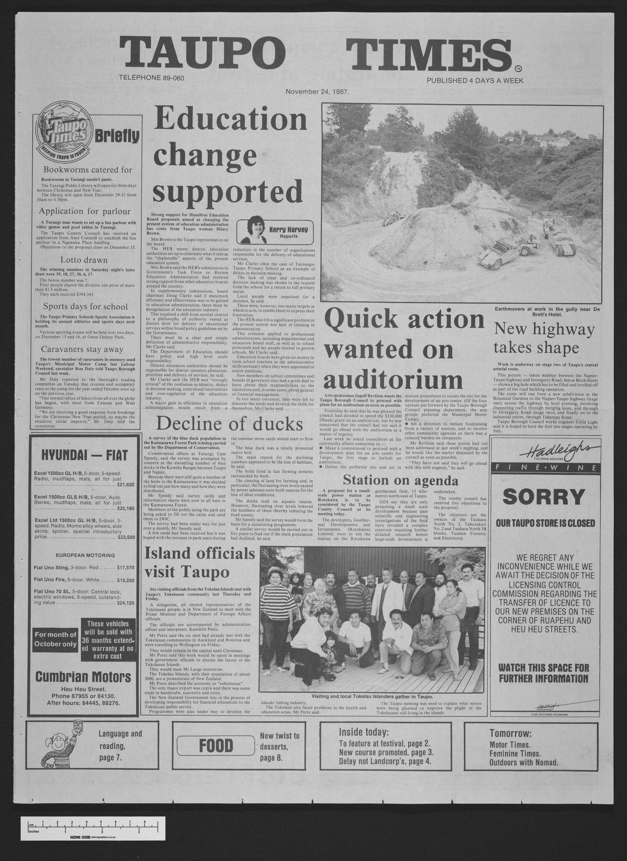 1987-11-24 Taupō Times