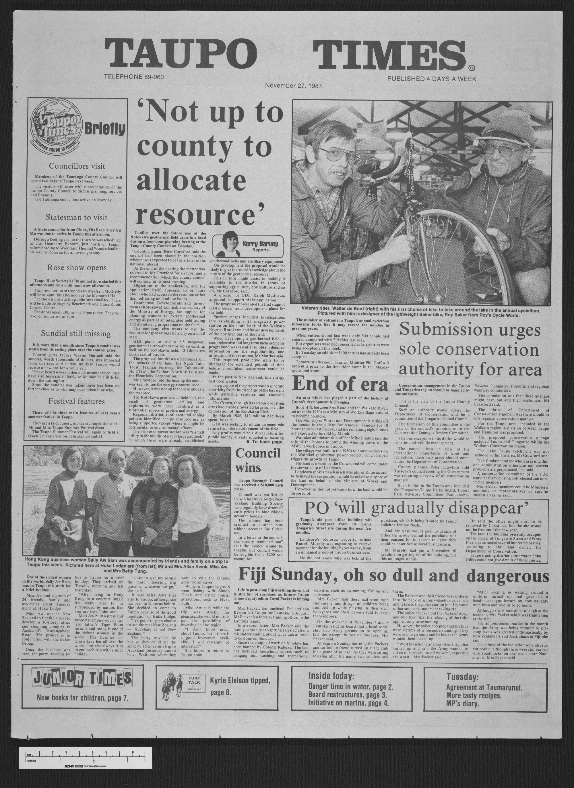 1987-11-27 Taupō Times