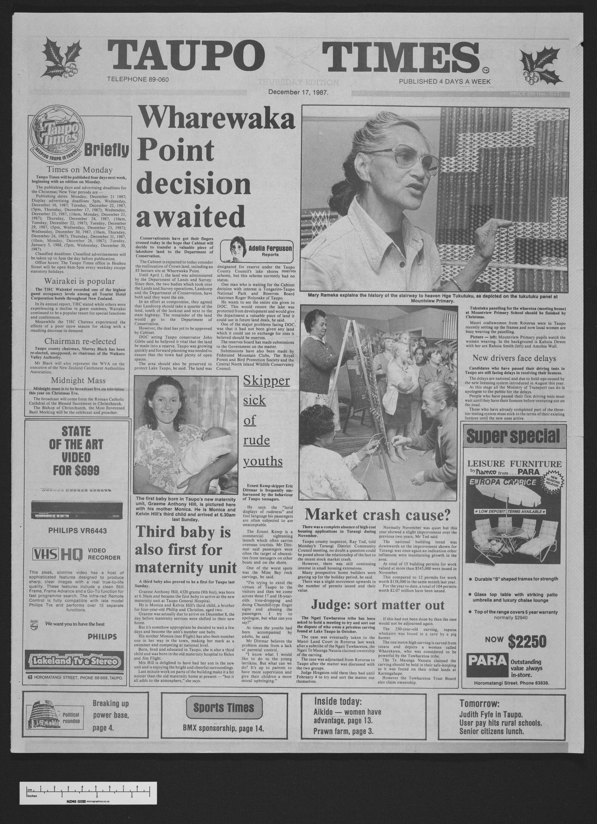 1987-12-17 Taupō Times