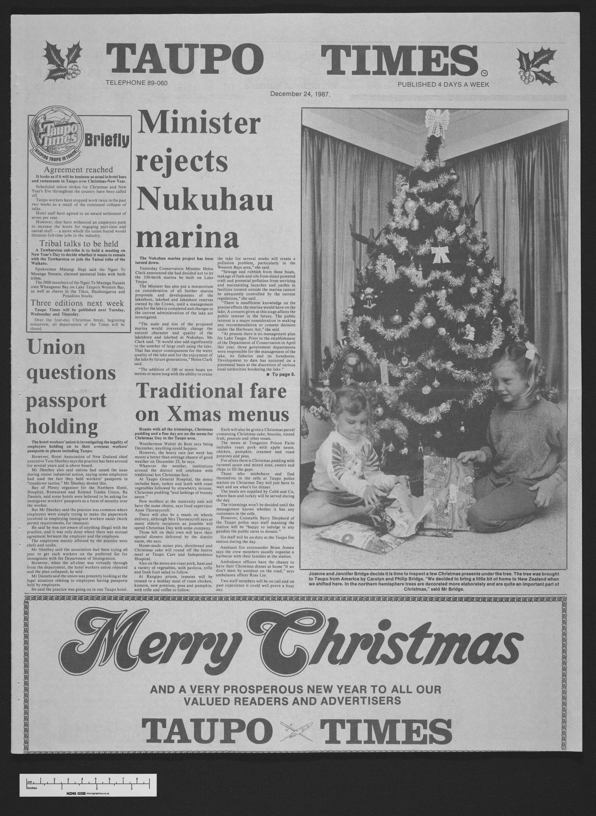 1987-12-24 Taupō Times
