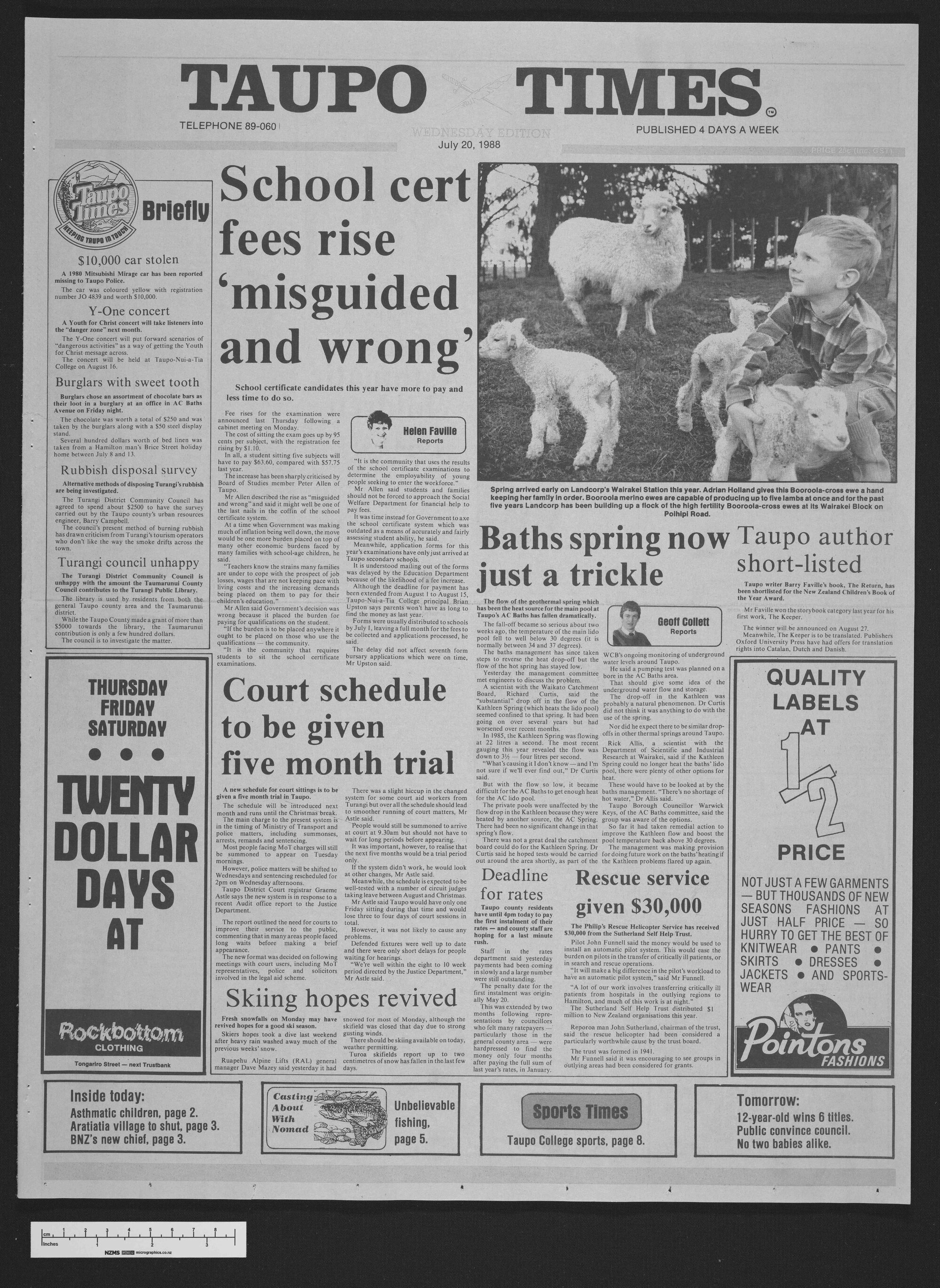 1988-07-20 Taupō Times