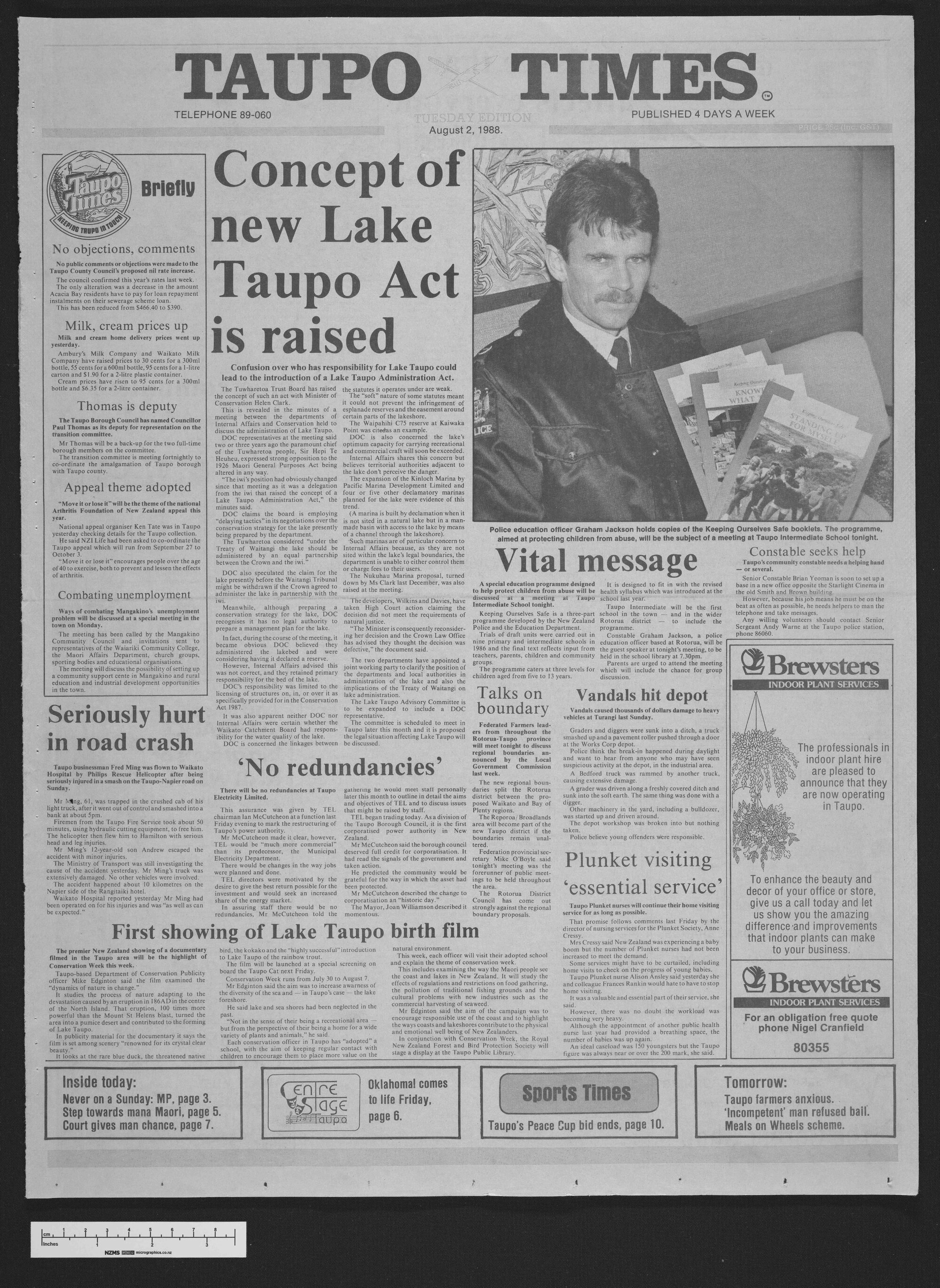 1988-08-02 Taupō Times