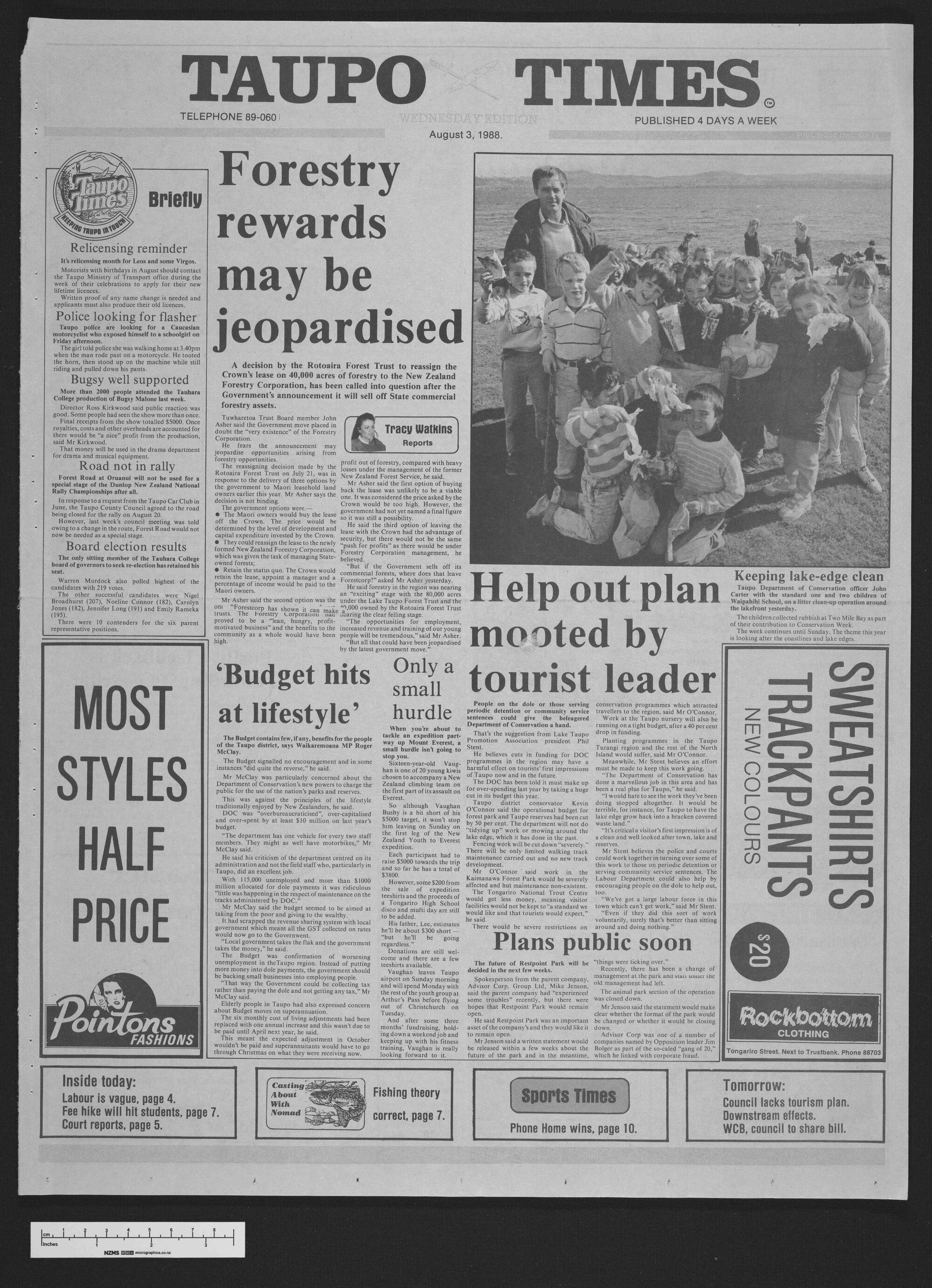 1988-08-03 Taupō Times