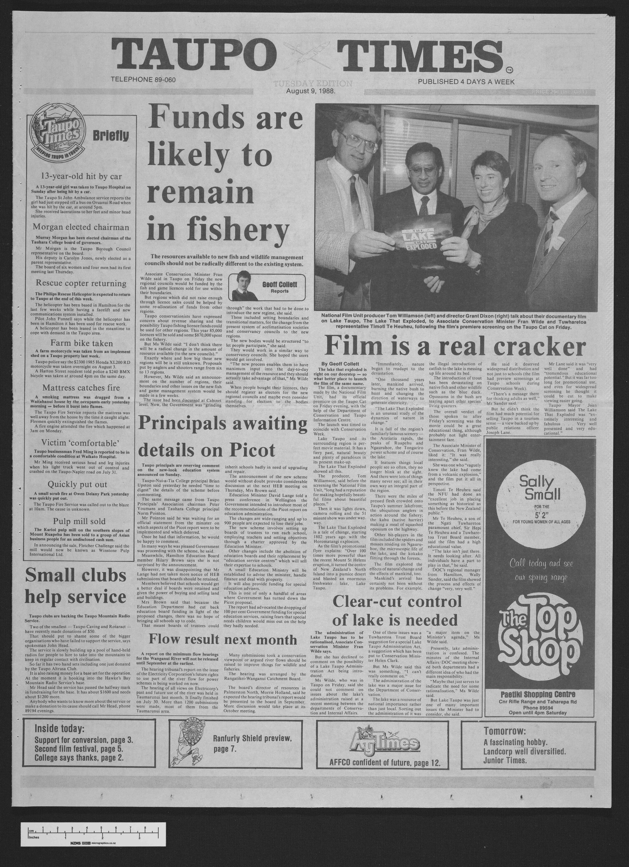 1988-08-09 Taupō Times