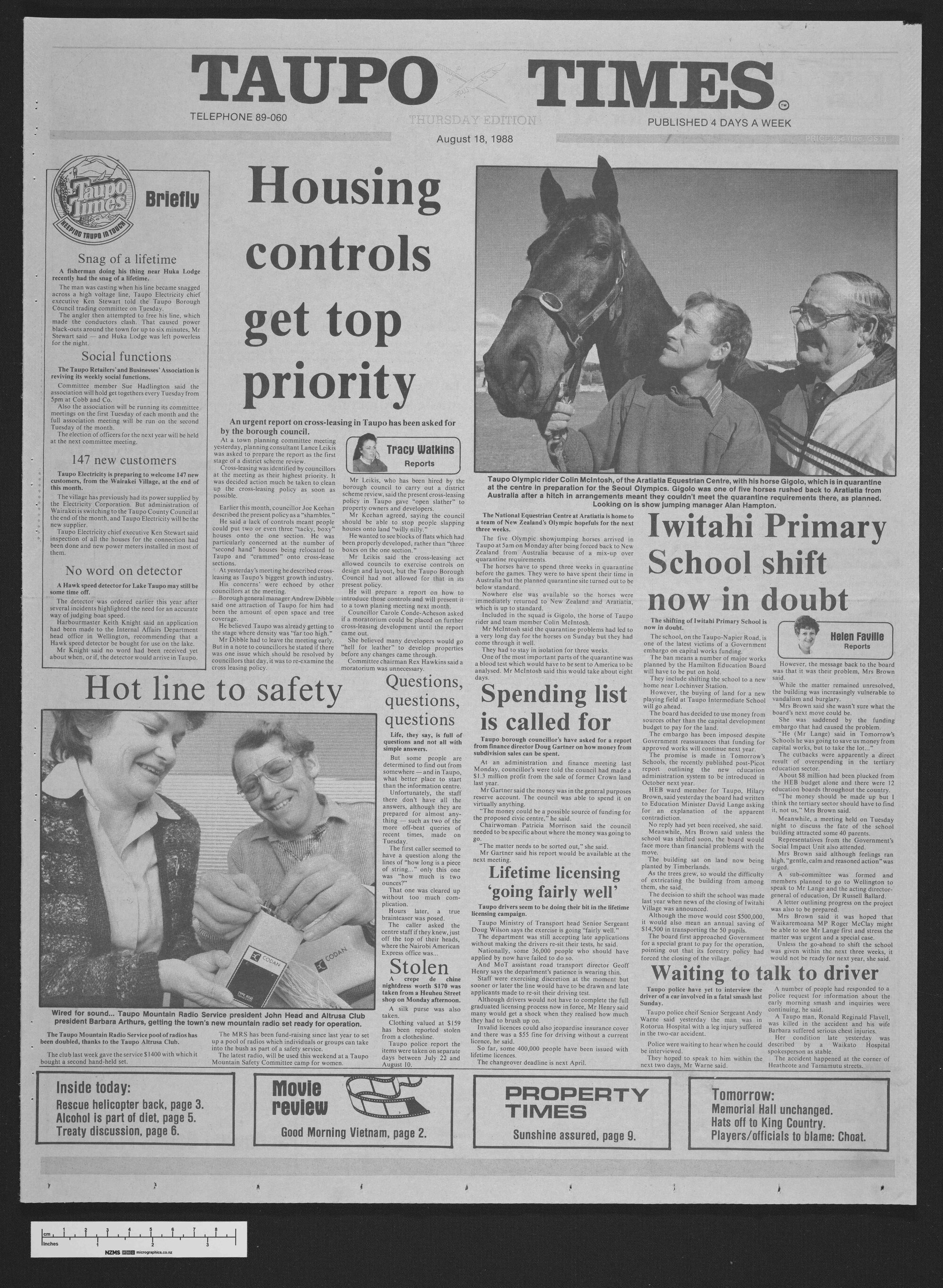 1988-08-18 Taupō Times