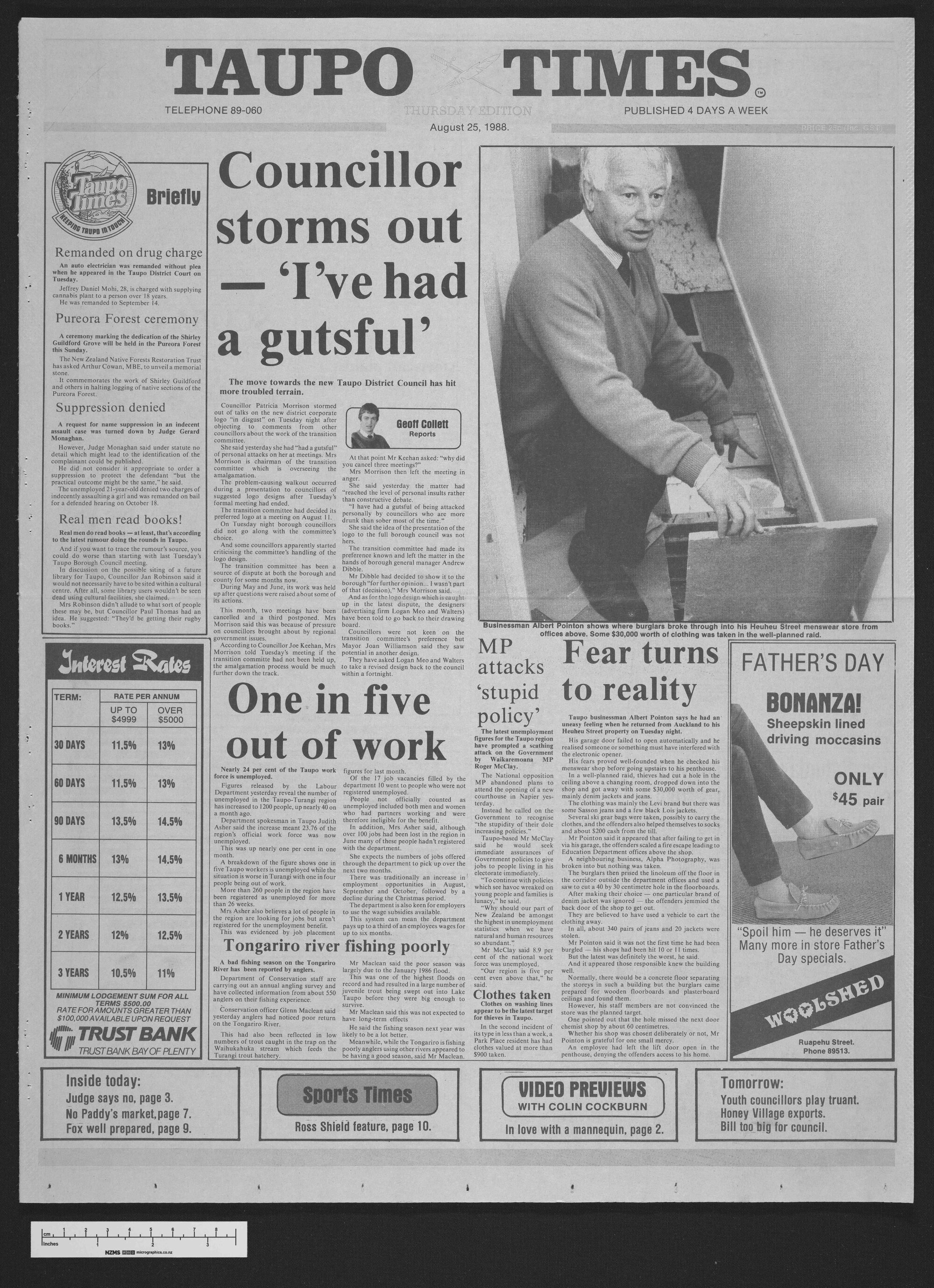 1988-08-25 Taupō Times