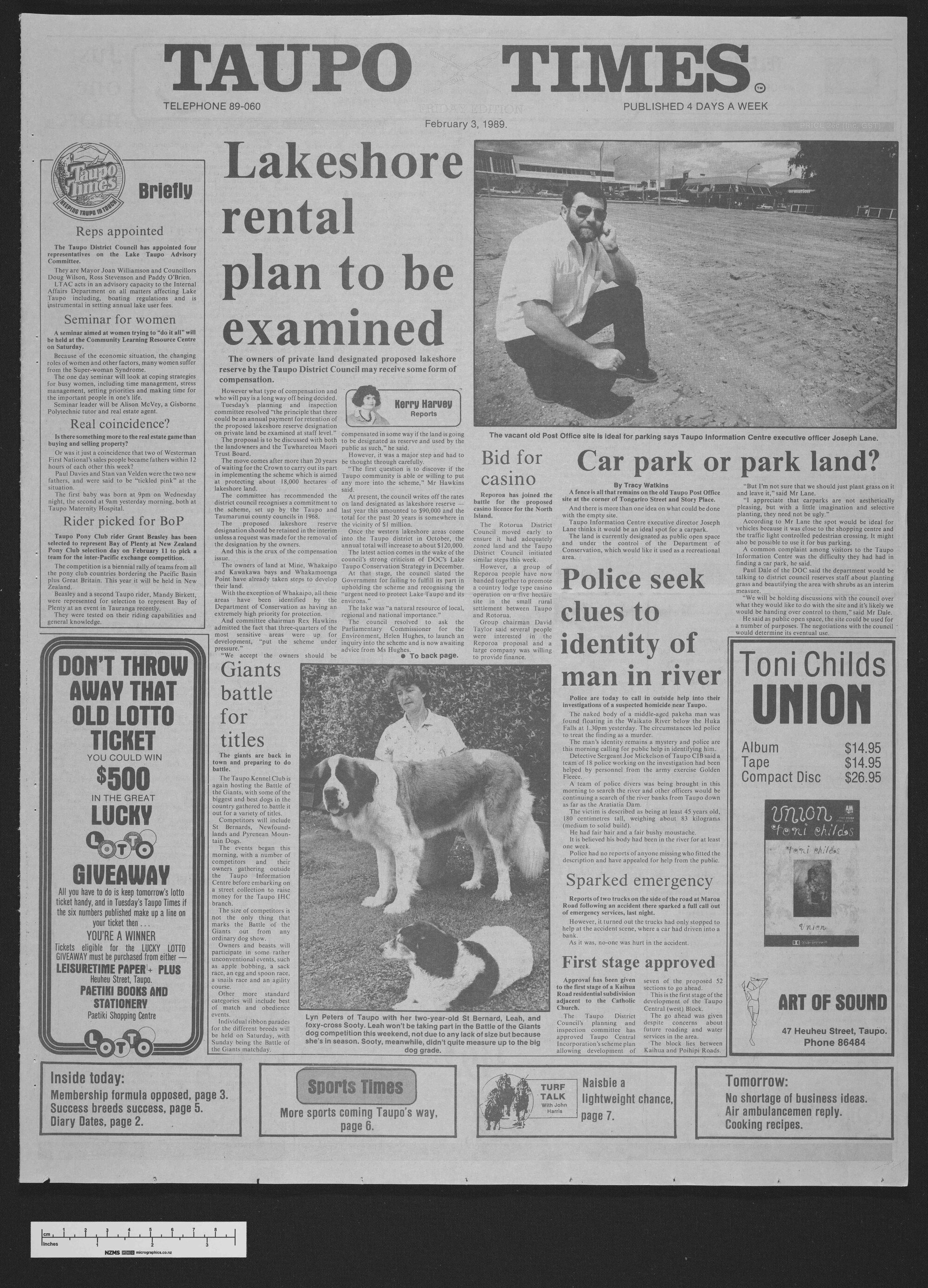 1989-02-03 Taupō Times