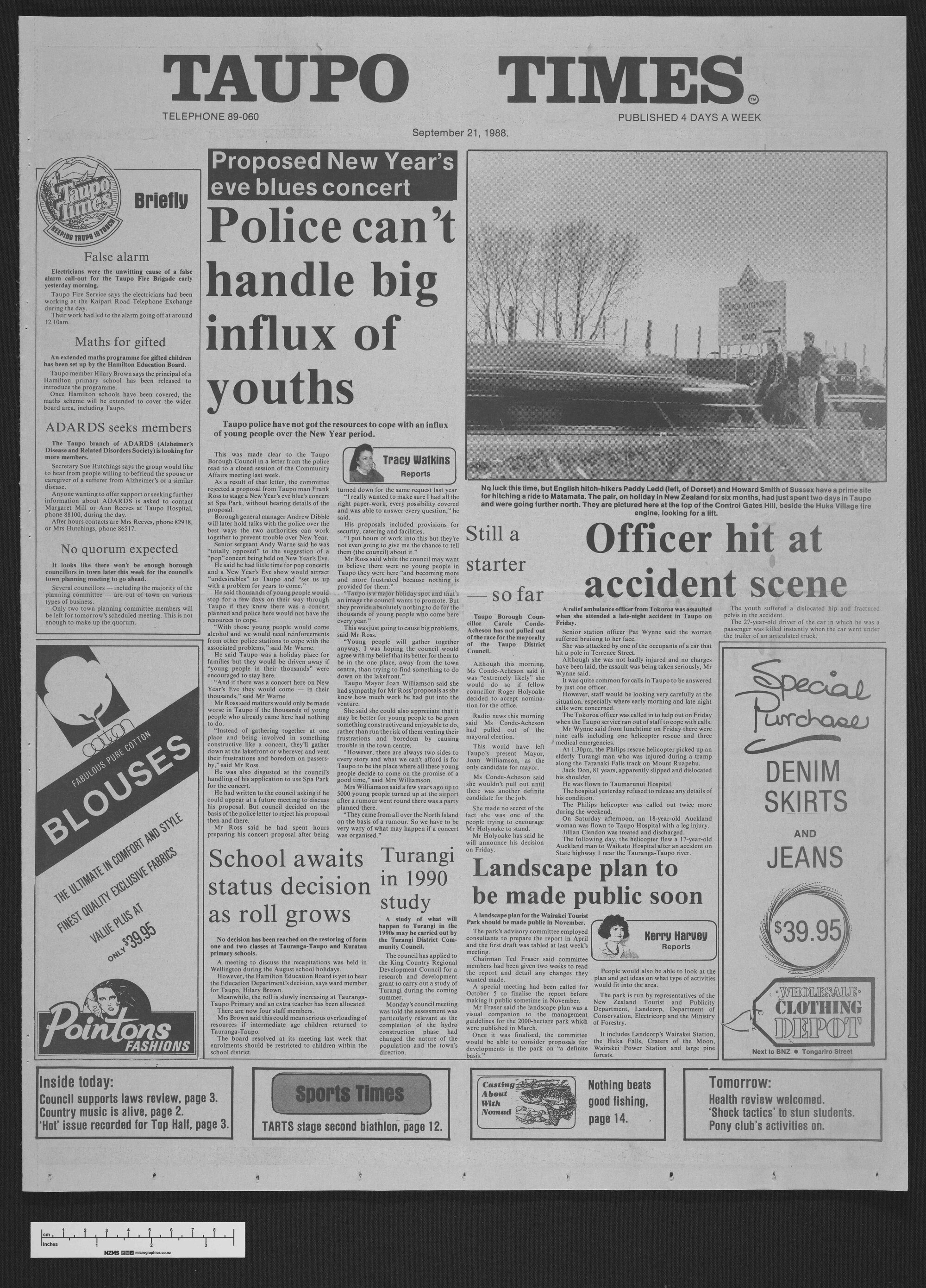 1988-09-21 Taupō Times