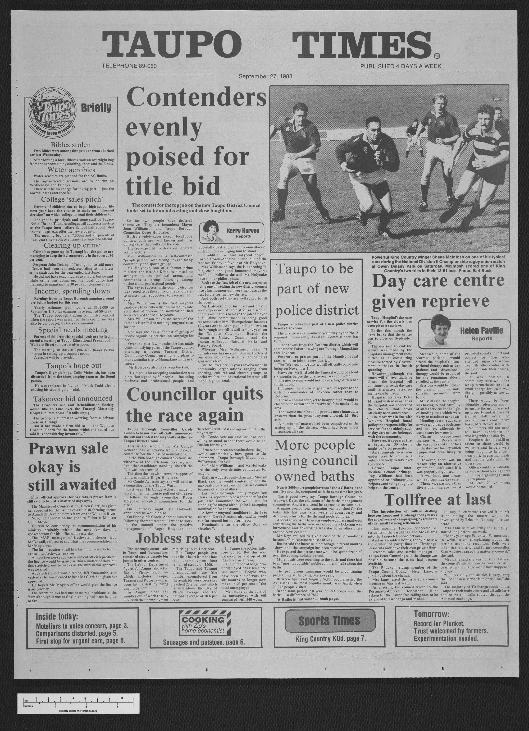 1988-09-27 Taupō Times