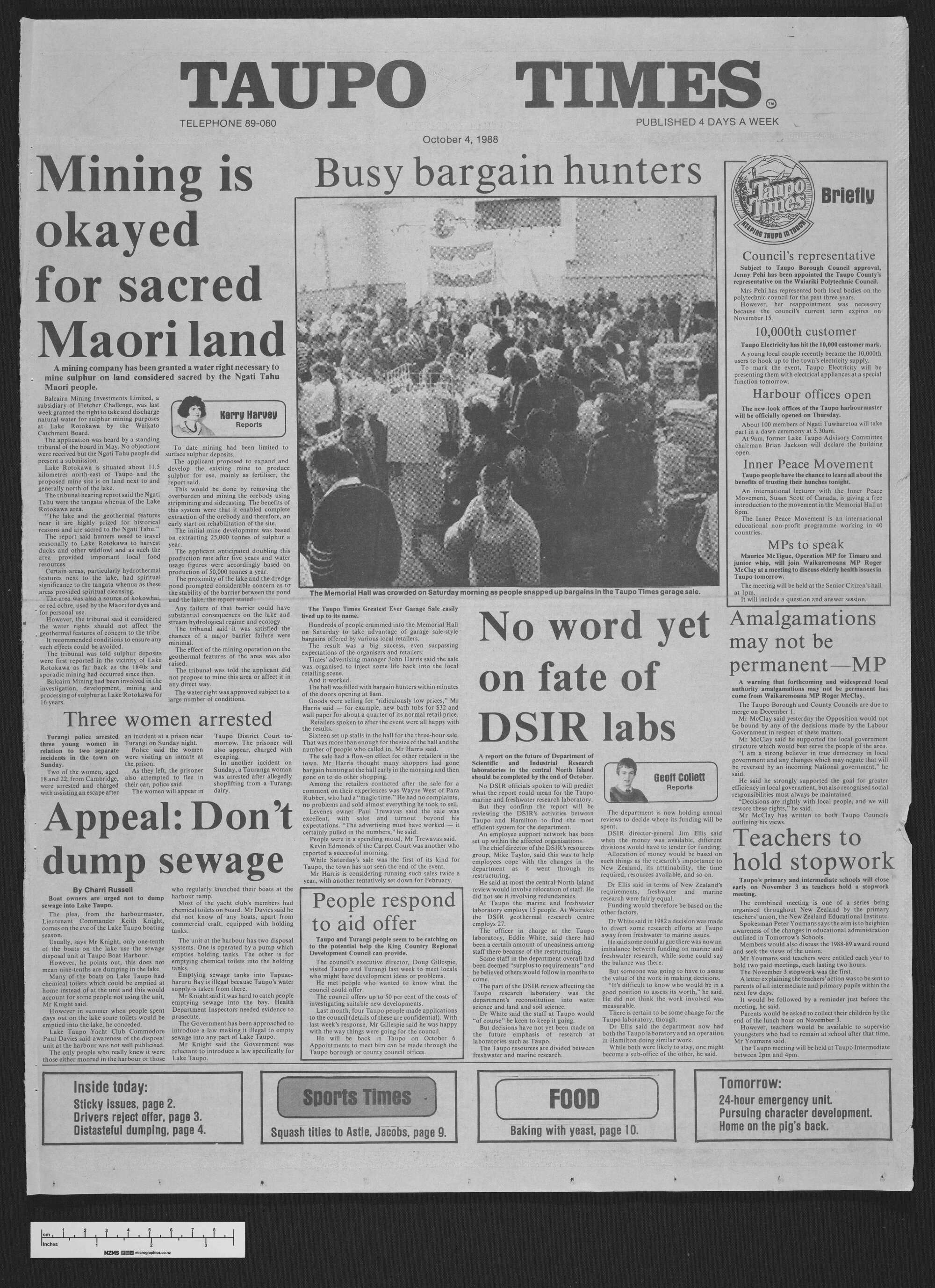1988-10-04 Taupō Times