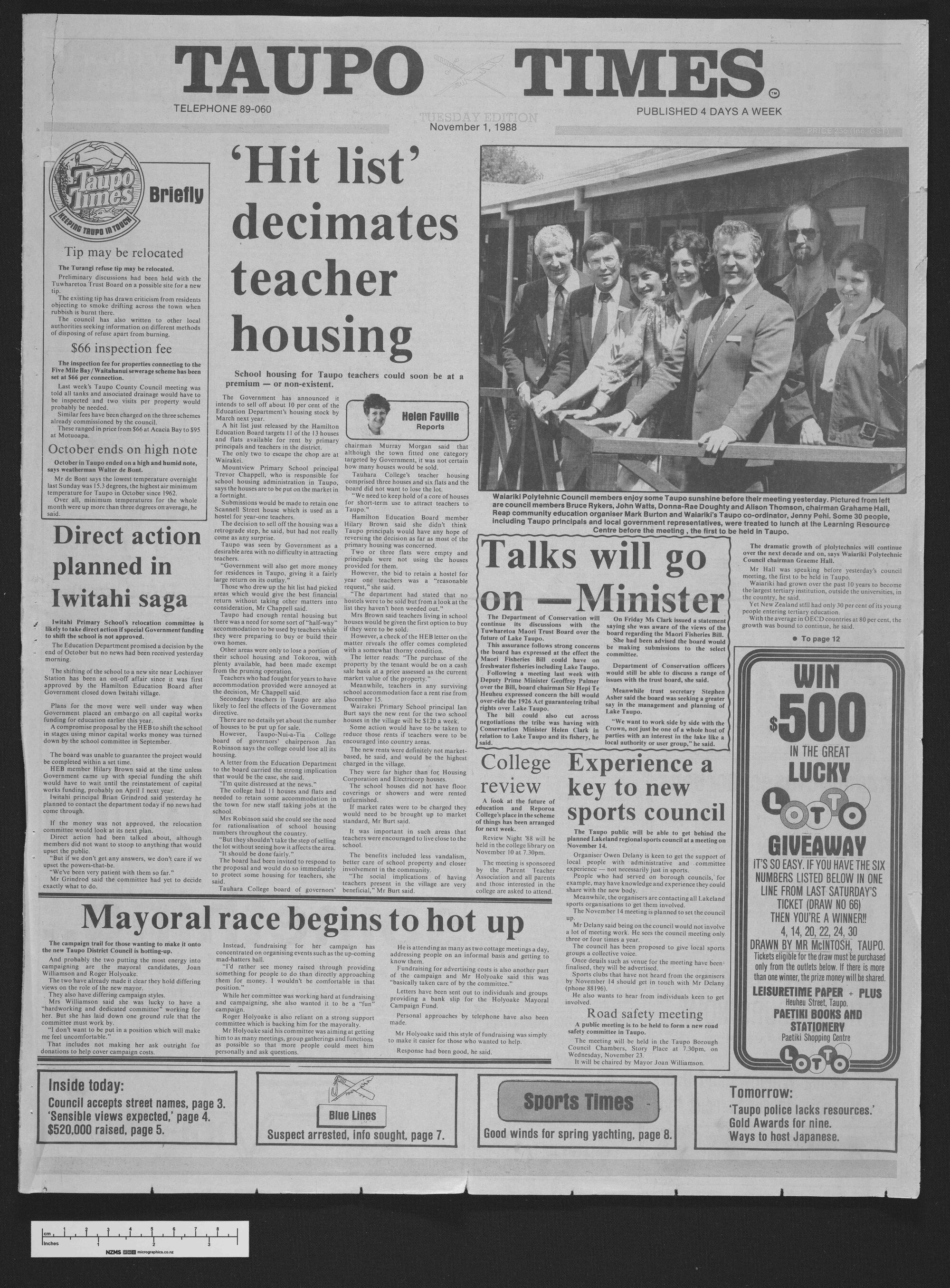 1988-11-01 Taupō Times