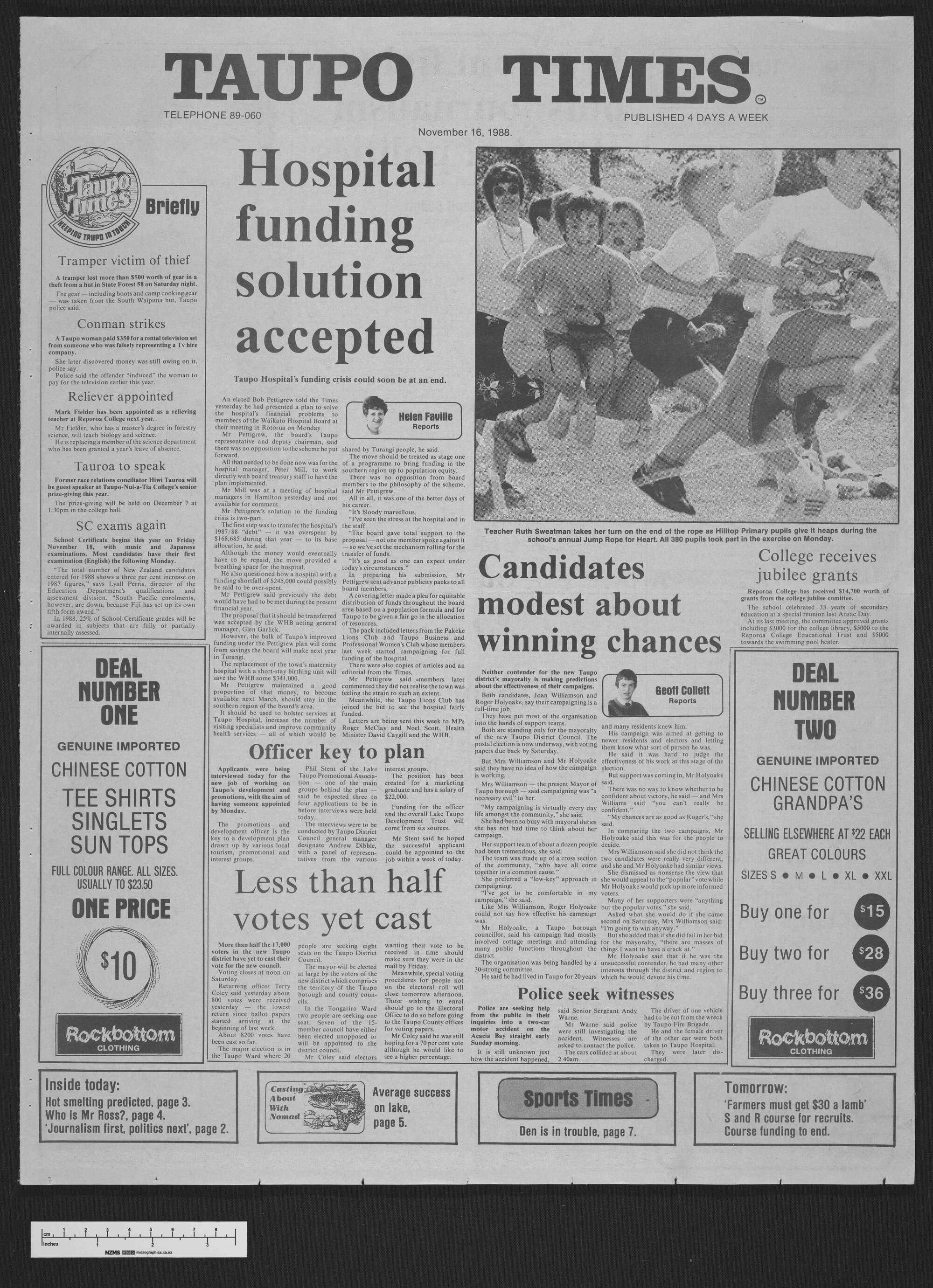 1988-11-16 Taupō Times