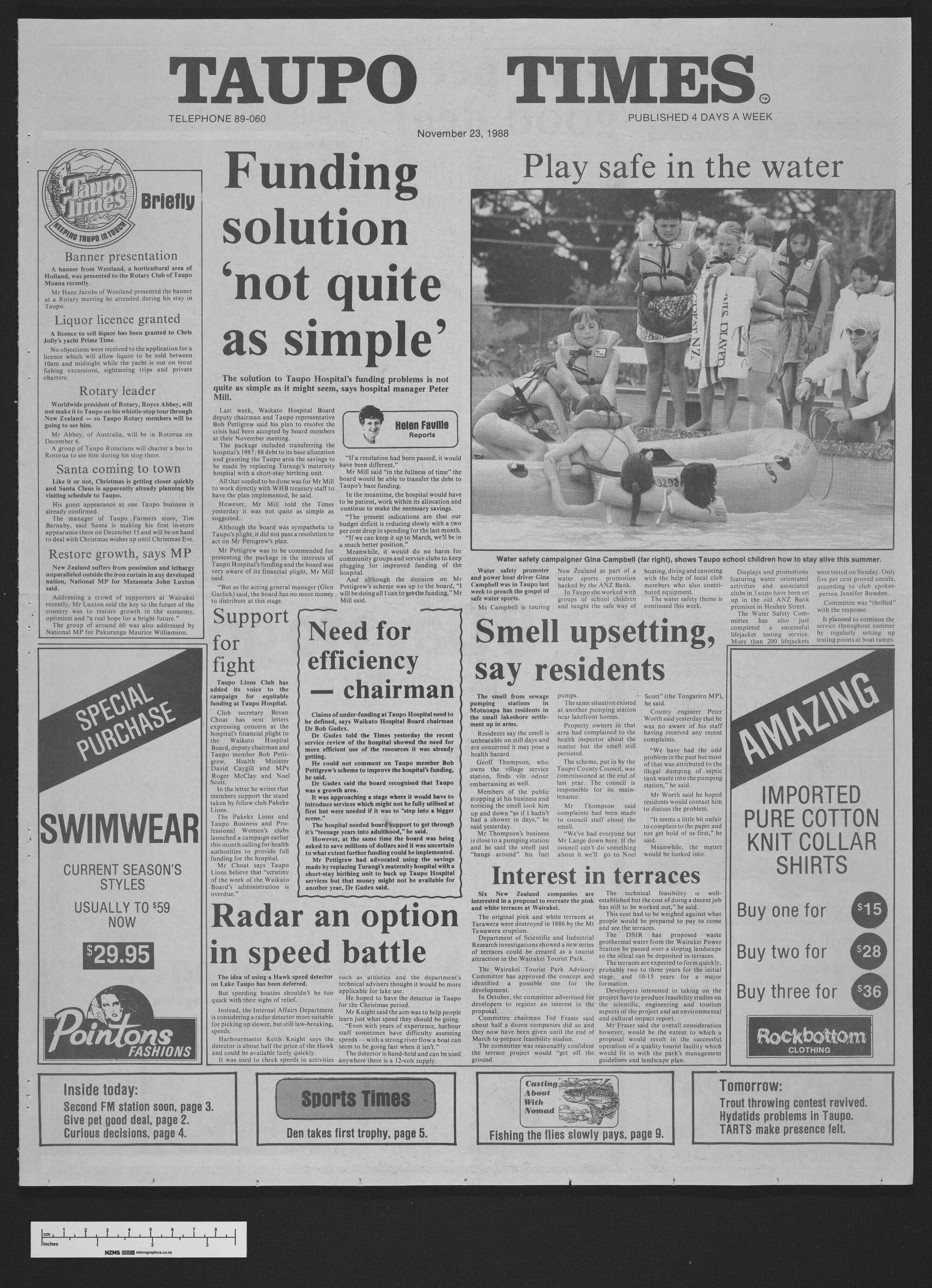 1988-11-23 Taupō Times