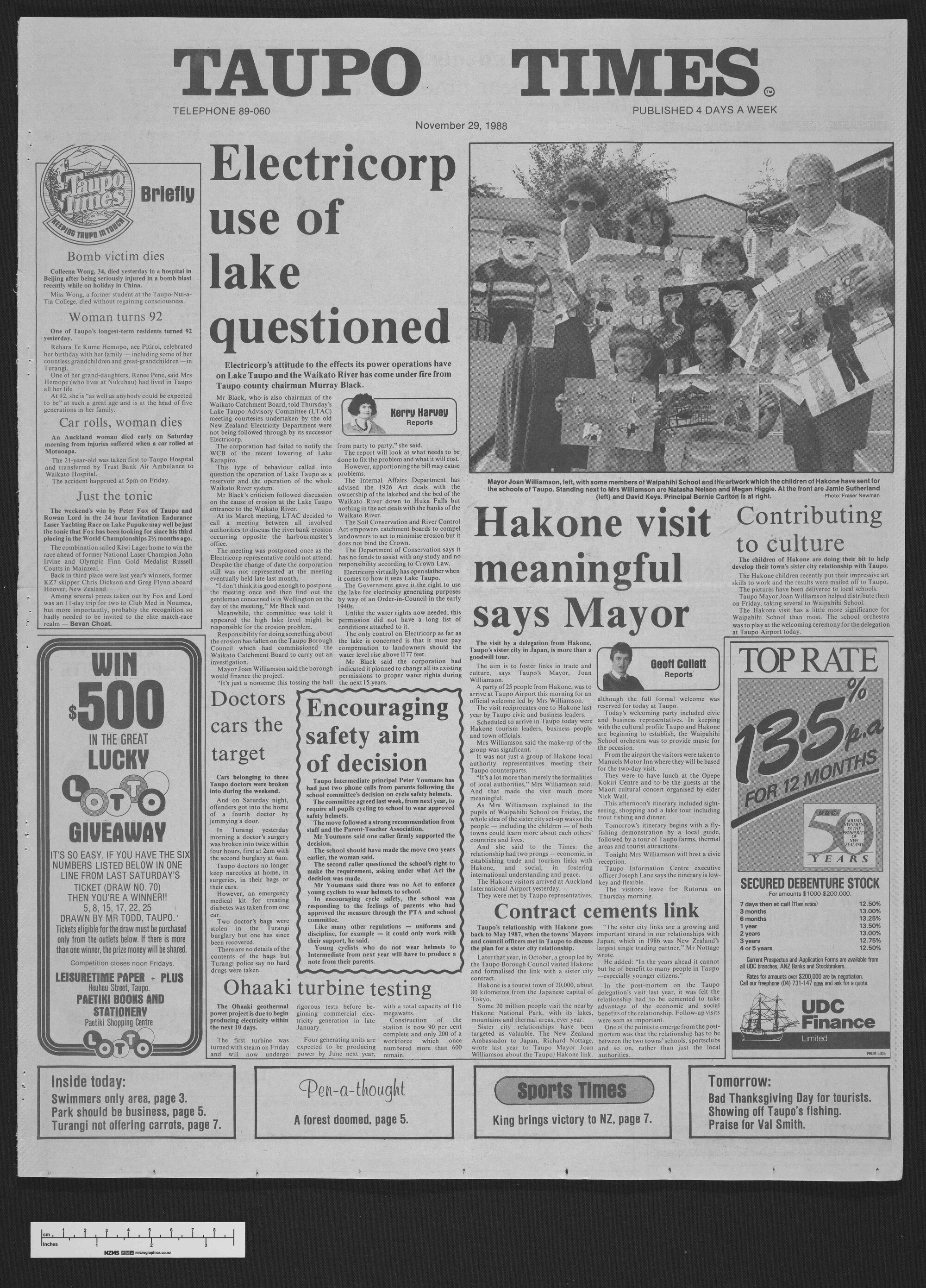 1988-11-29 Taupō Times