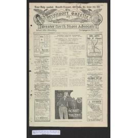 1922-10-19 Devonport Gazette & Greater North Shore Advocate