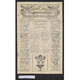 1922-11-09 Devonport Gazette & Greater North Shore Advocate