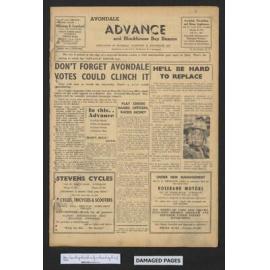 1957-10-21 Avondale Advance and Blockhouse Bay Beacon