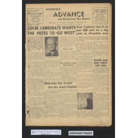 1958-09-15 Avondale Advance and Blockhouse Bay Beacon