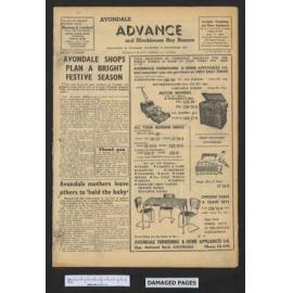 1958-12-15 Avondale Advance and Blockhouse Bay Beacon