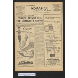 1960-04-18 Avondale Advance and Blockhouse Bay Beacon