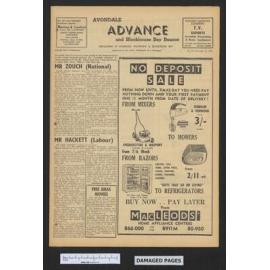 1960-11-21 Avondale Advance and Blockhouse Bay Beacon