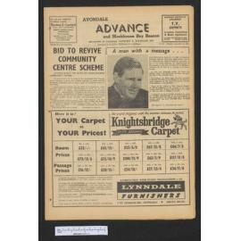 1961-09-18 Avondale Advance and Blockhouse Bay Beacon